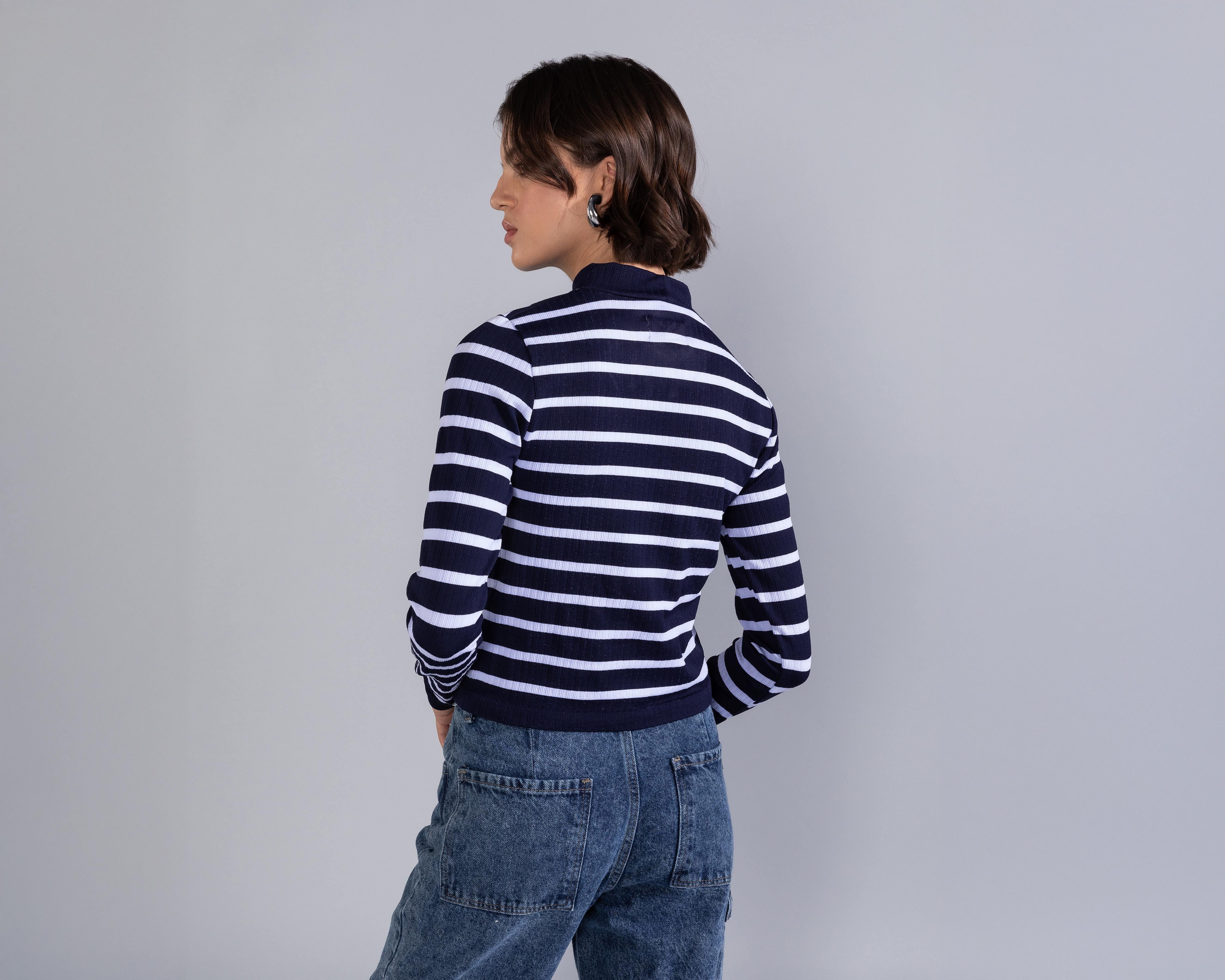 Foto 4 pulgar | Playera Strona Manga Larga para Mujer