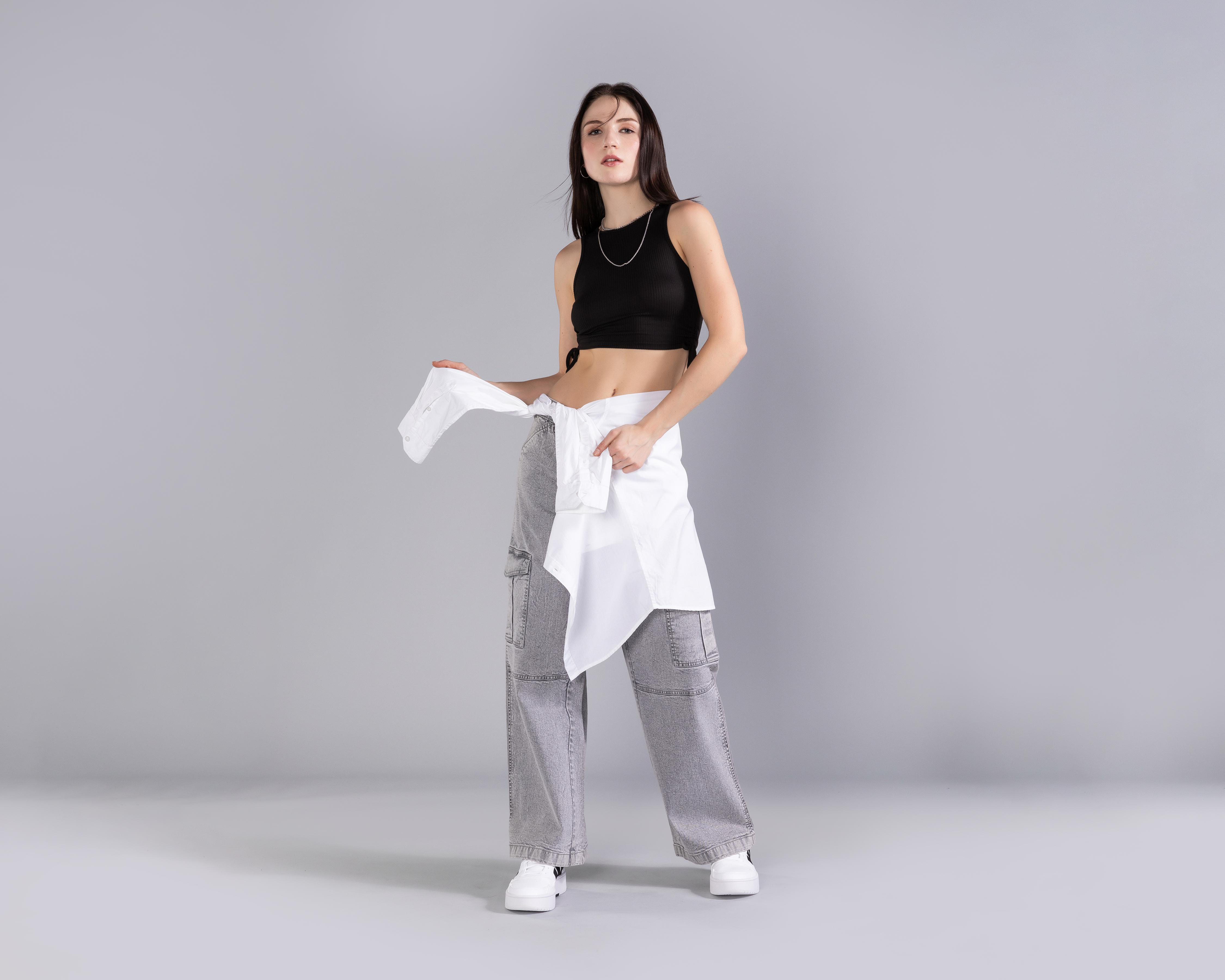 Foto 1 | Playera Strona Negra para Mujer