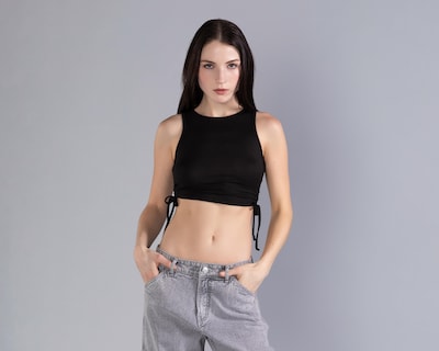 Foto 2 | Playera Strona Negra para Mujer