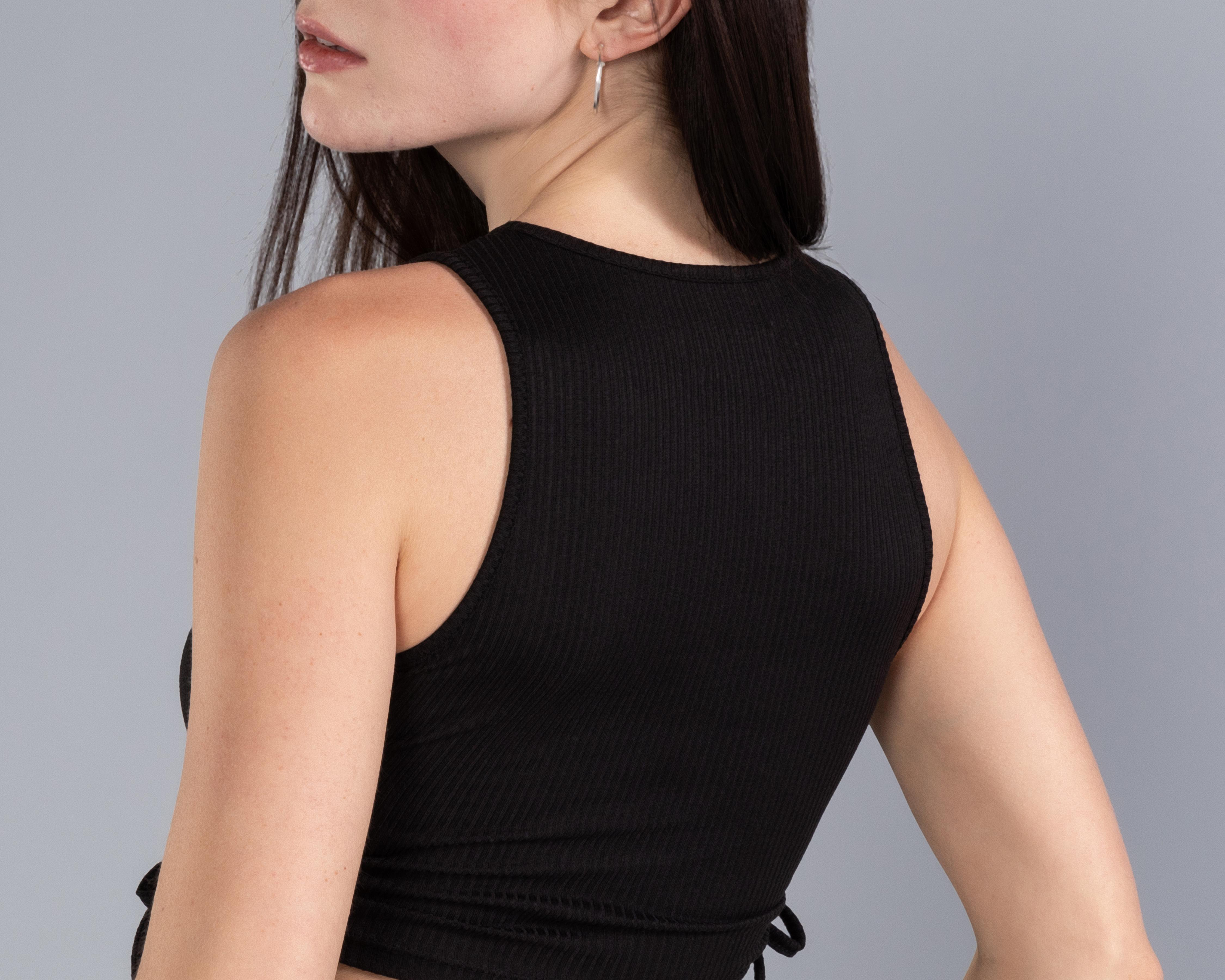Foto 6 pulgar | Playera Strona Negra para Mujer
