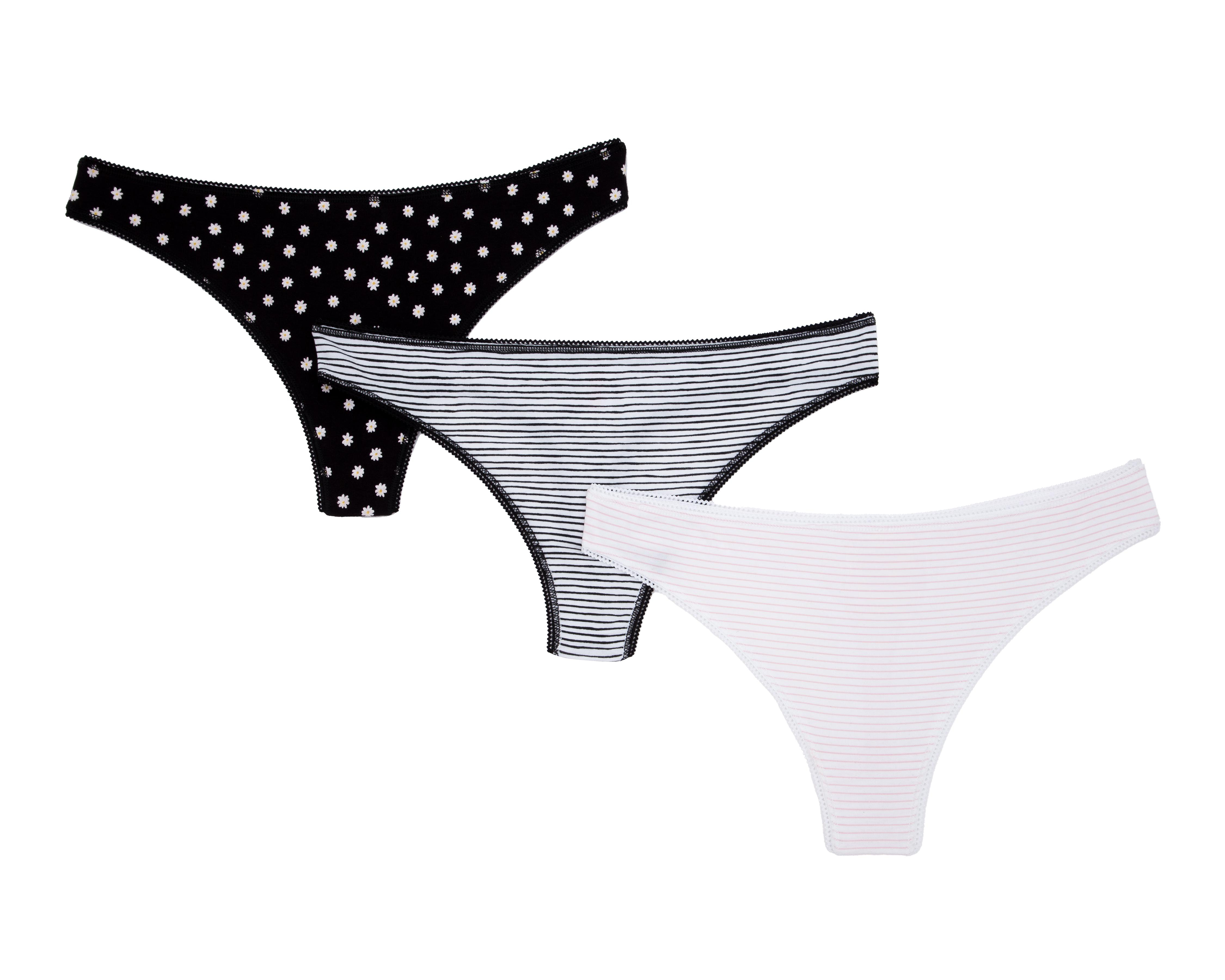 Foto 2 pulgar | Tanga Estampada Lovest para Mujer 3 Piezas