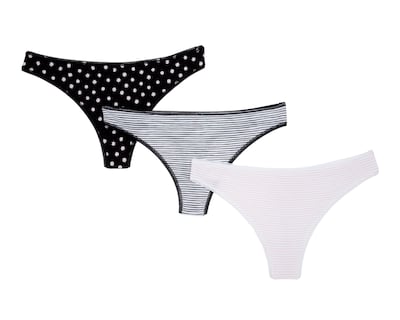 Foto 1 | Tanga Estampada Lovest para Mujer 3 Piezas