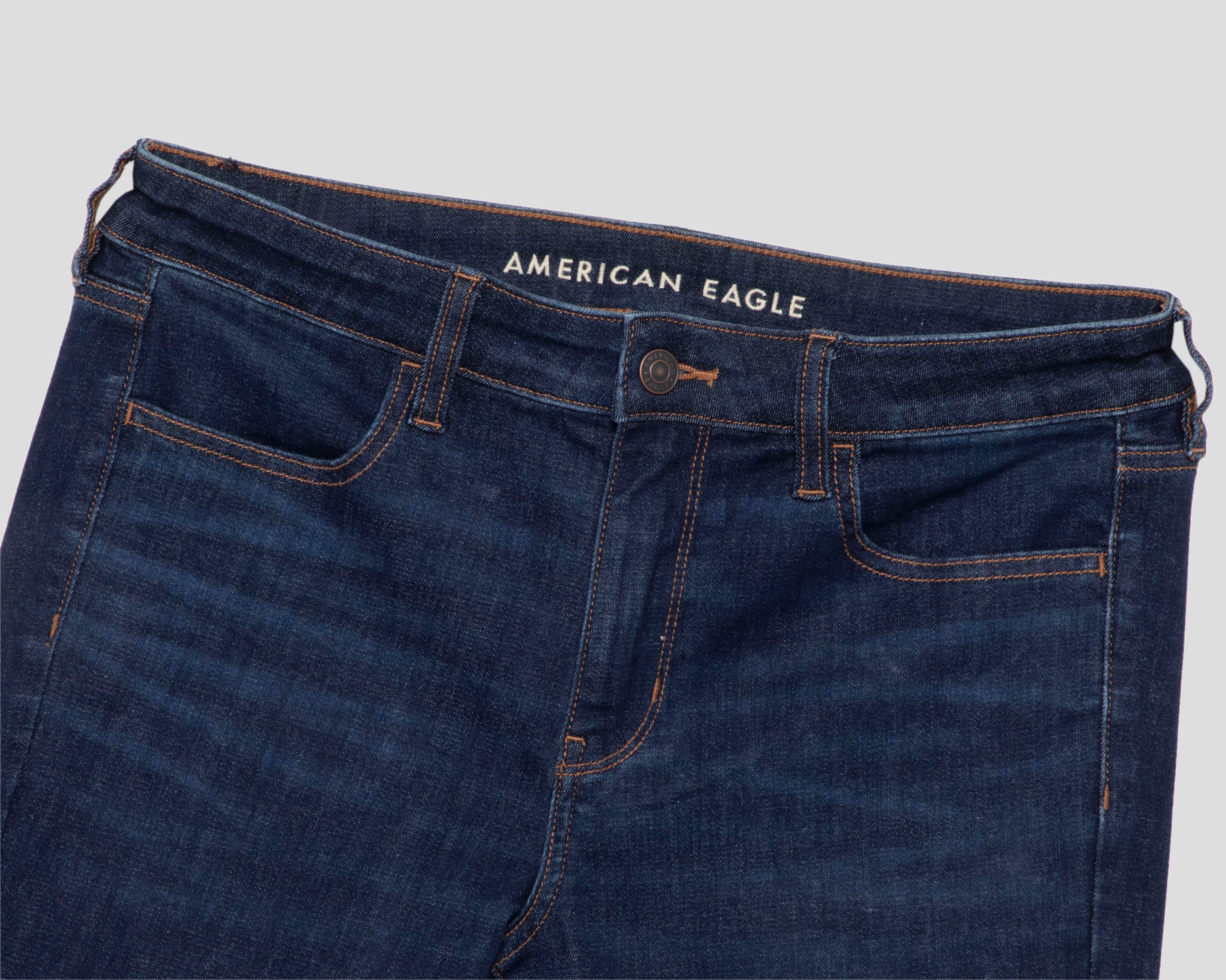 Foto 3 | Jeggings Regular American Eagle Dark Wash para Mujer