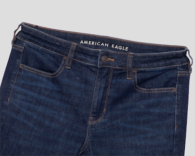 Foto 3 | Jeggings Regular American Eagle Dark Wash para Mujer