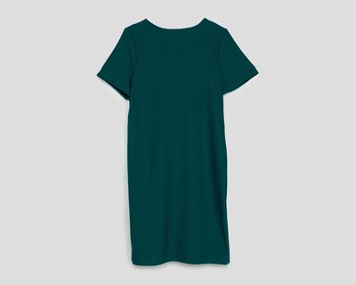 Foto 2 | Vestido Formal Sahara Verde Escote V Midi