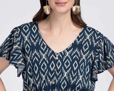 Foto 4 | Vestido Casual Sahara con Botones para Mujer