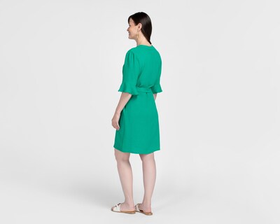Foto 3 | Vestido Casual Sahara con Cinturón y Olanes para Mujer