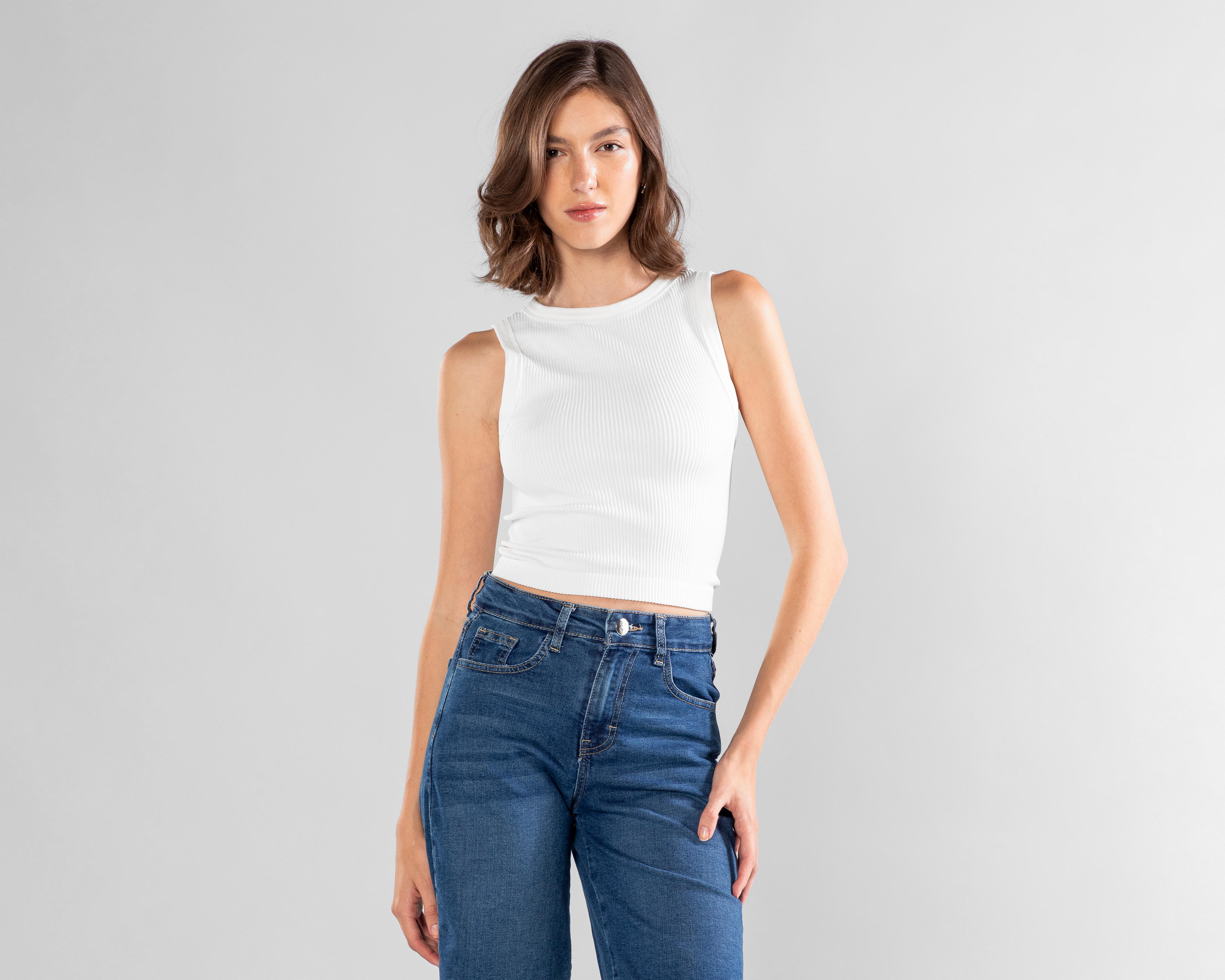 Playera Sin Manga Strona para Mujer $159