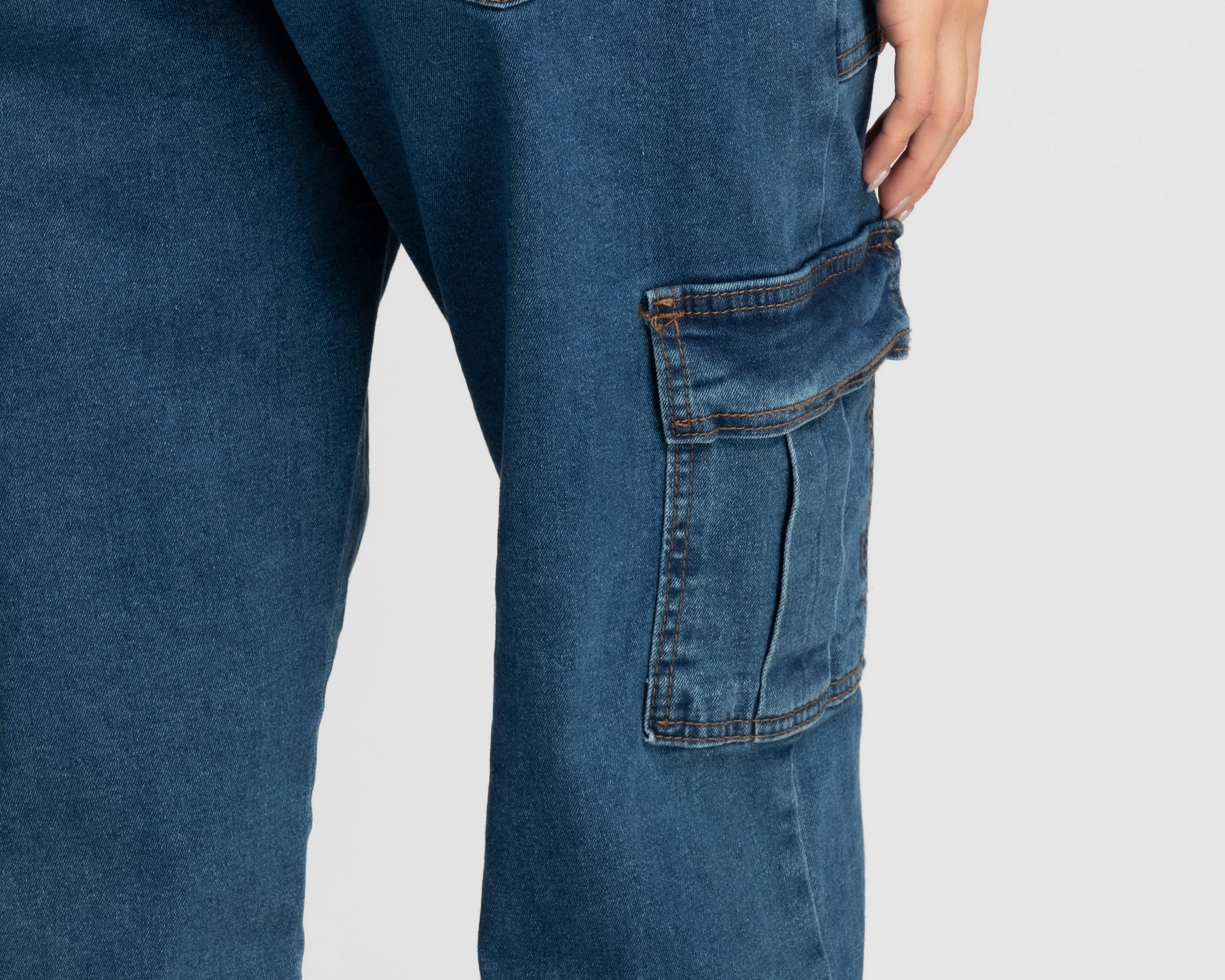 Foto 6 pulgar | Jeans Recto Refill para Mujer