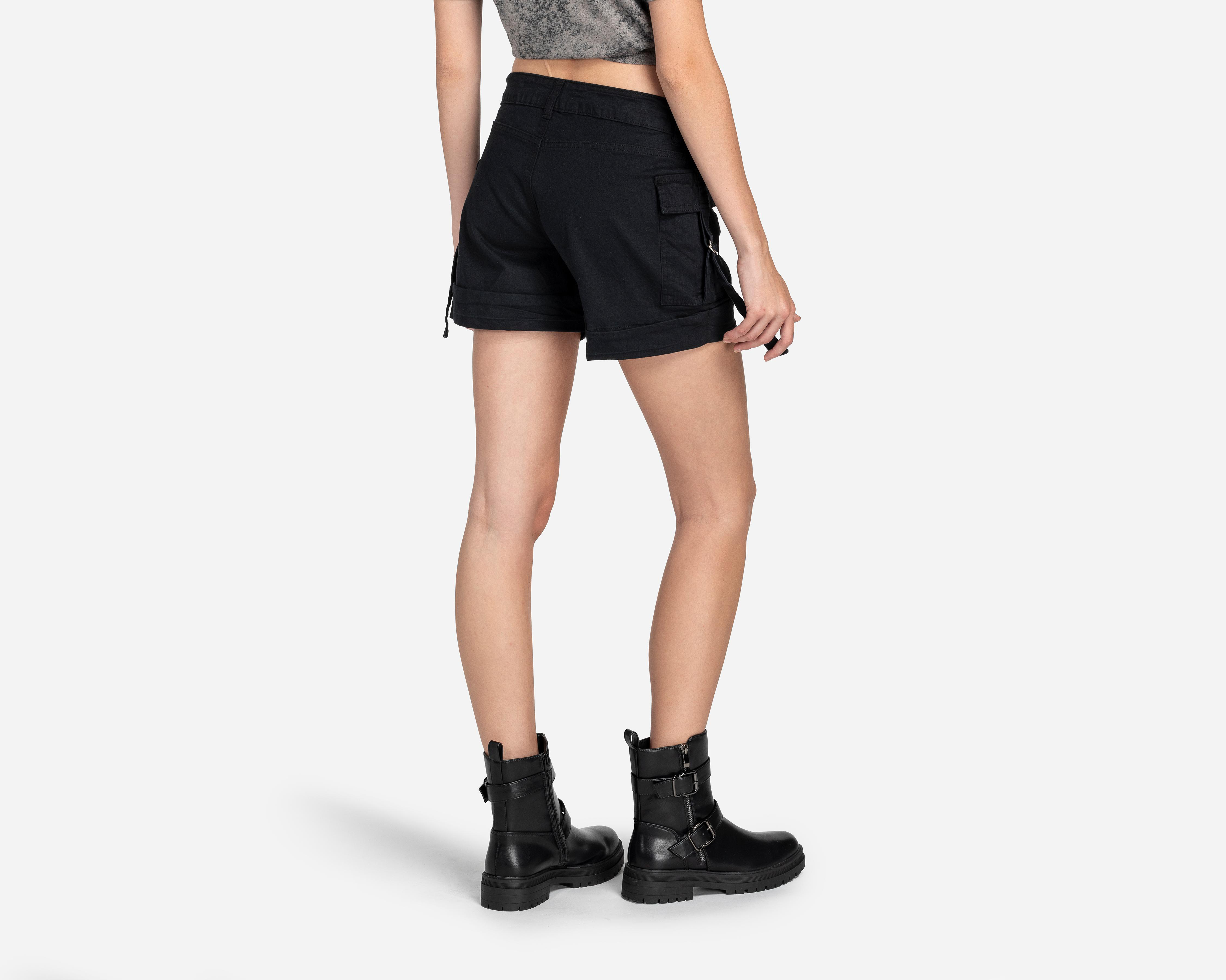 Foto 3 | Short Refill Negro para Mujer