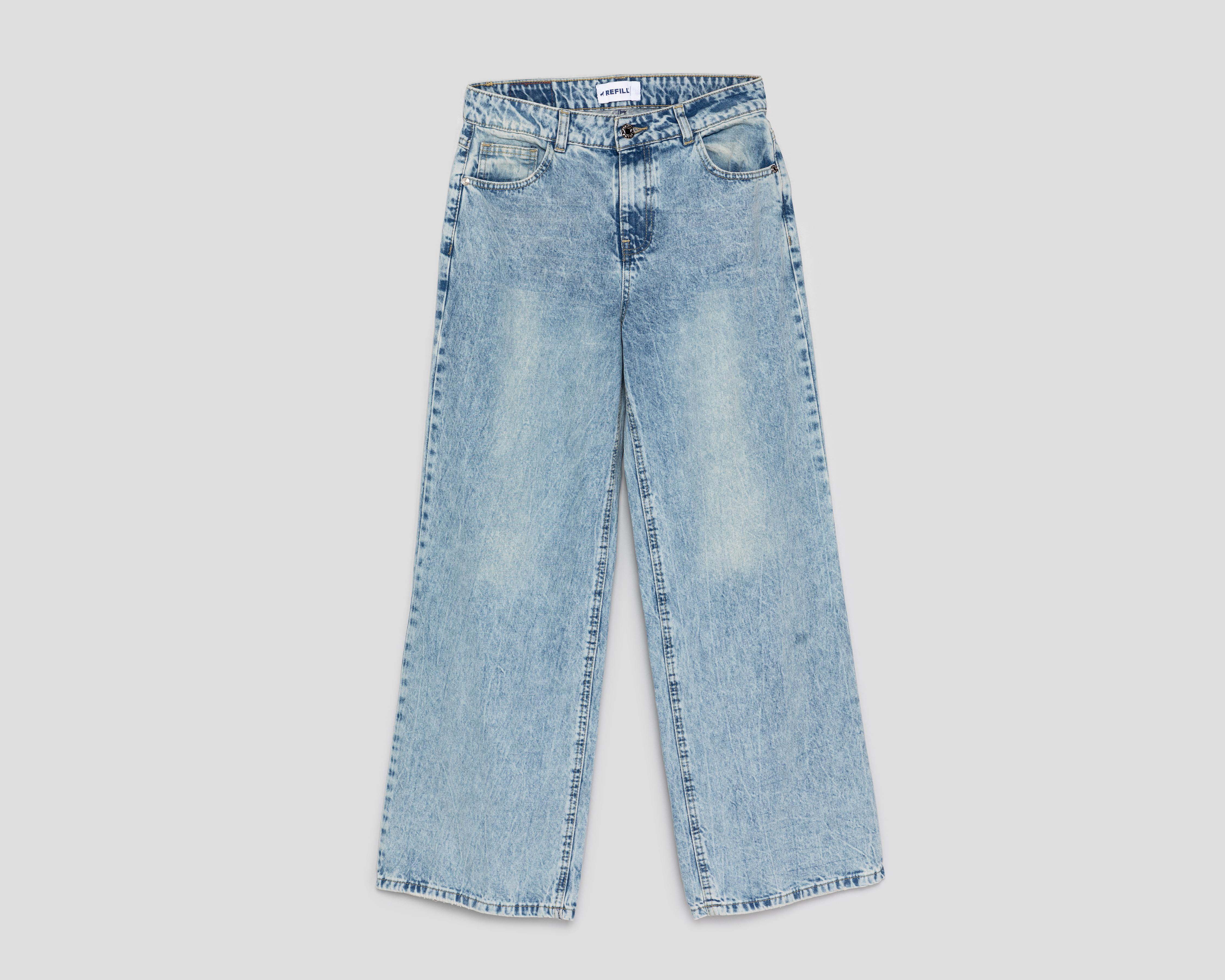 Jeans Wide Leg Refill para Mujer