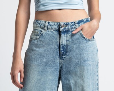 Foto 4 | Jeans Wide Leg Refill para Mujer