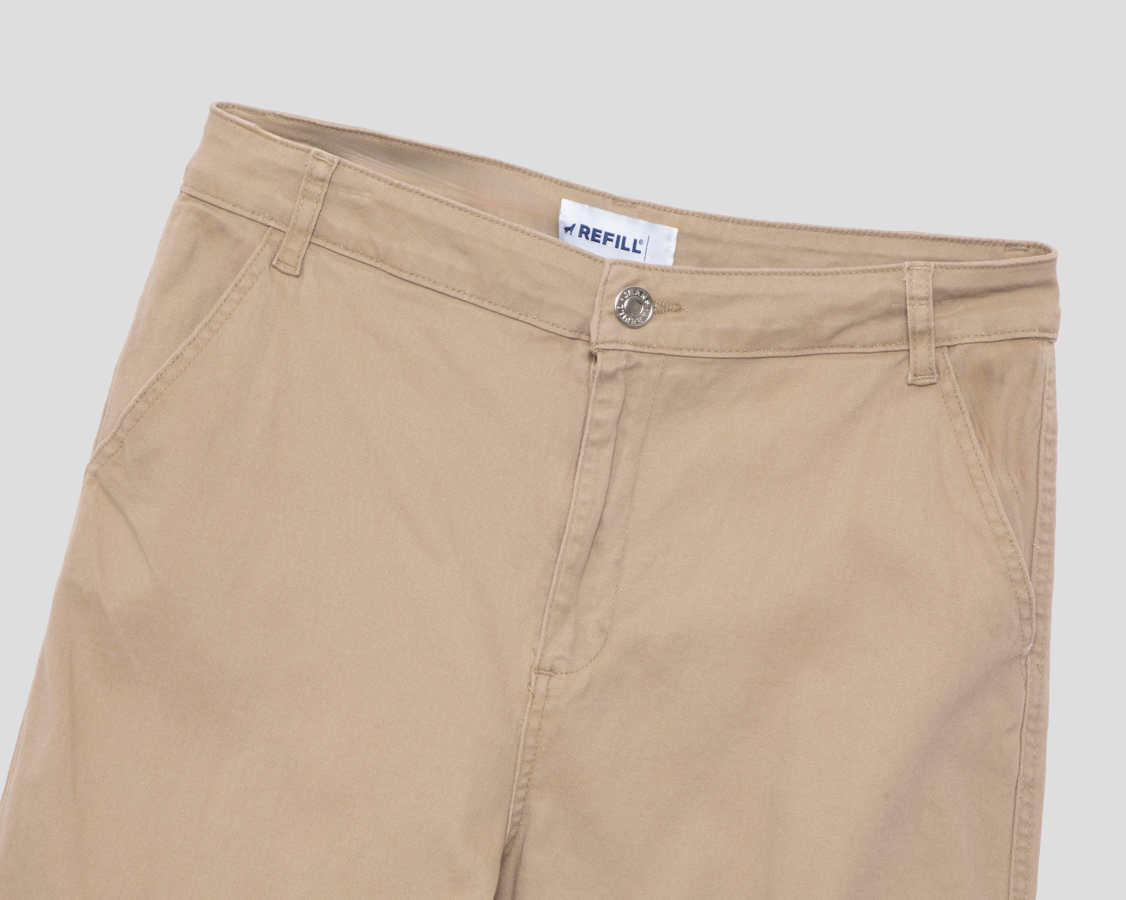 Foto 4 pulgar | Pantalón Cargo Refill Caqui para Mujer
