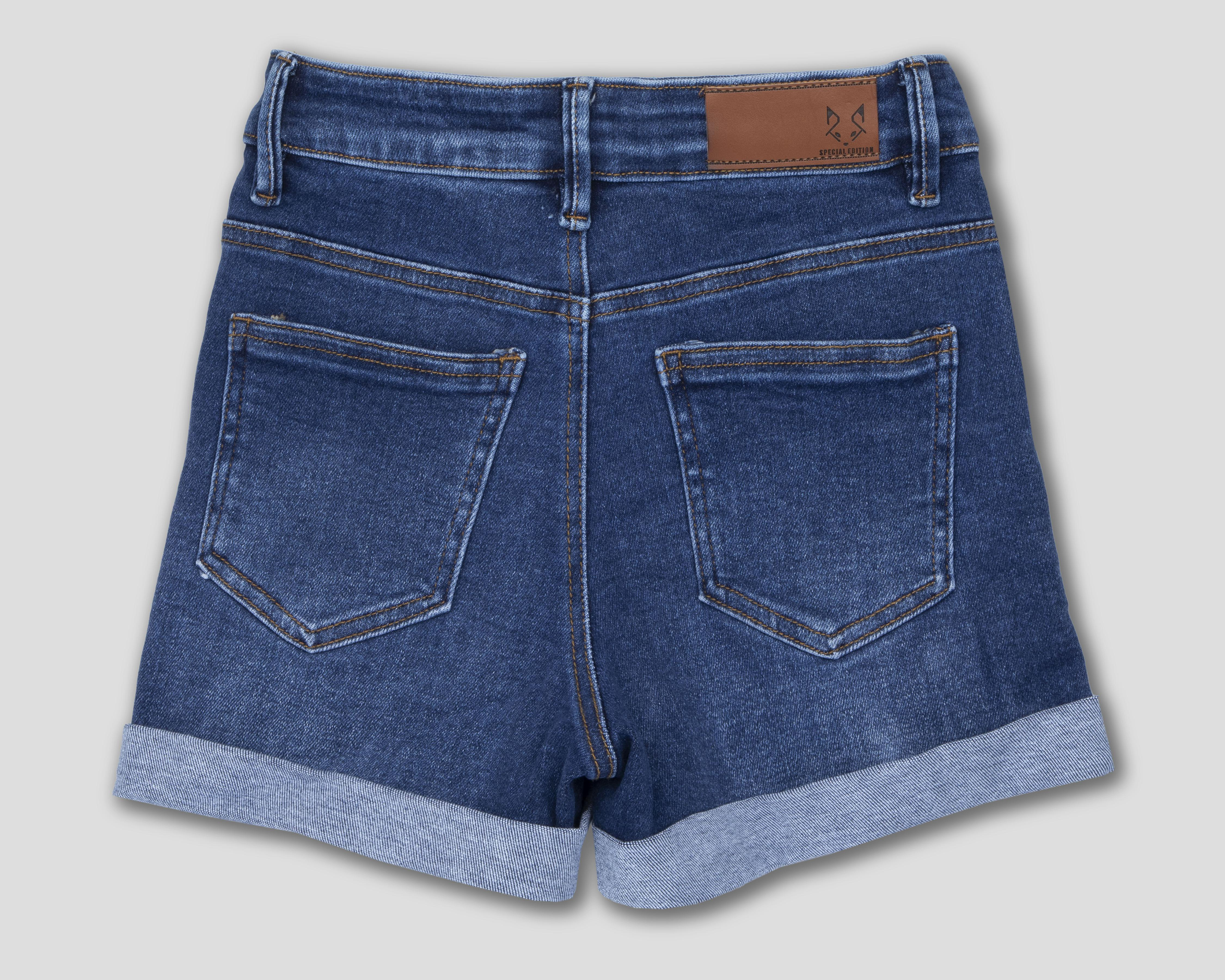 Foto 2 | Short Foxy de Mezclilla para Mujer