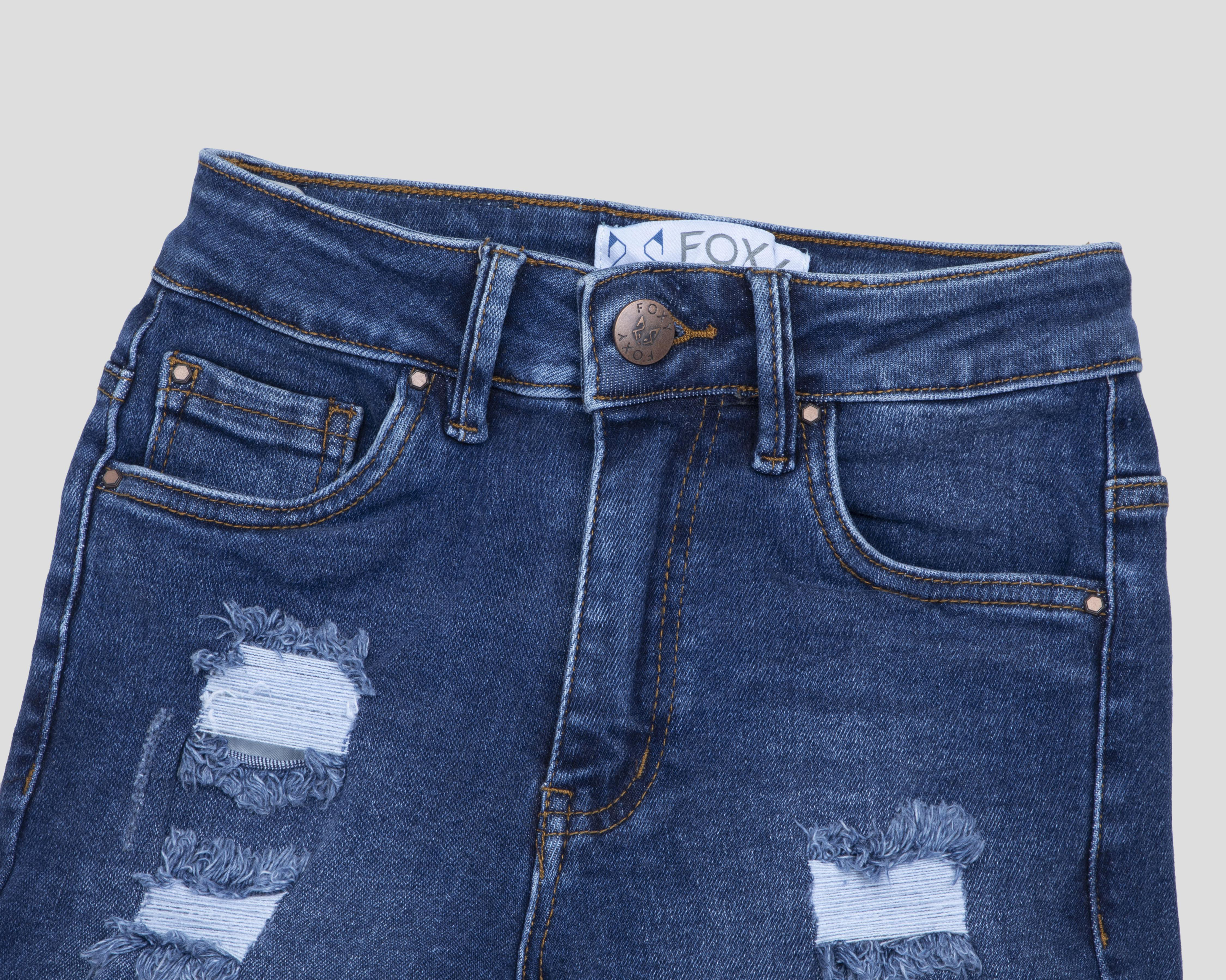 Foto 4 pulgar | Short Foxy de Mezclilla para Mujer