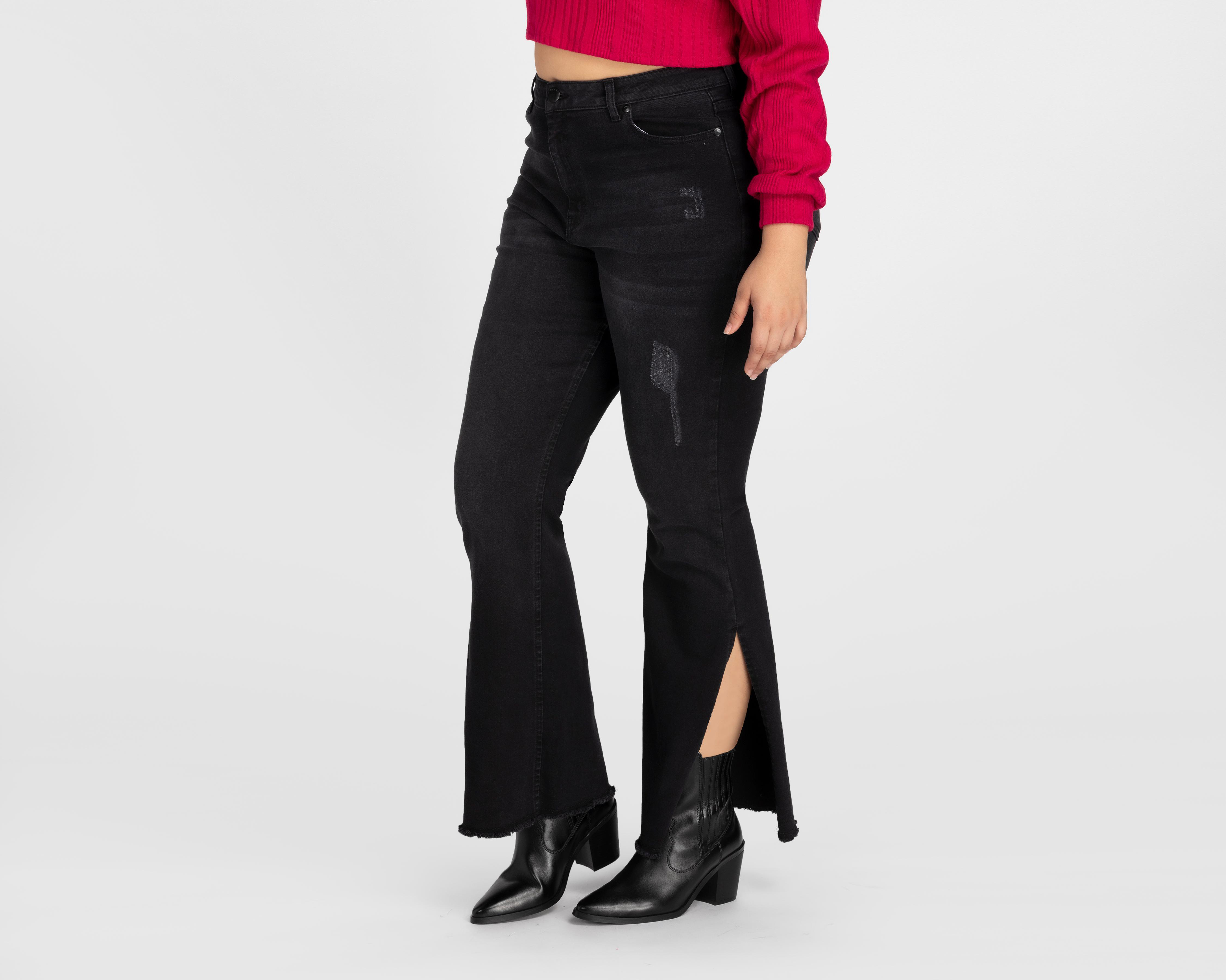 Foto 2 pulgar | Jeans Flare Bebe para Mujer
