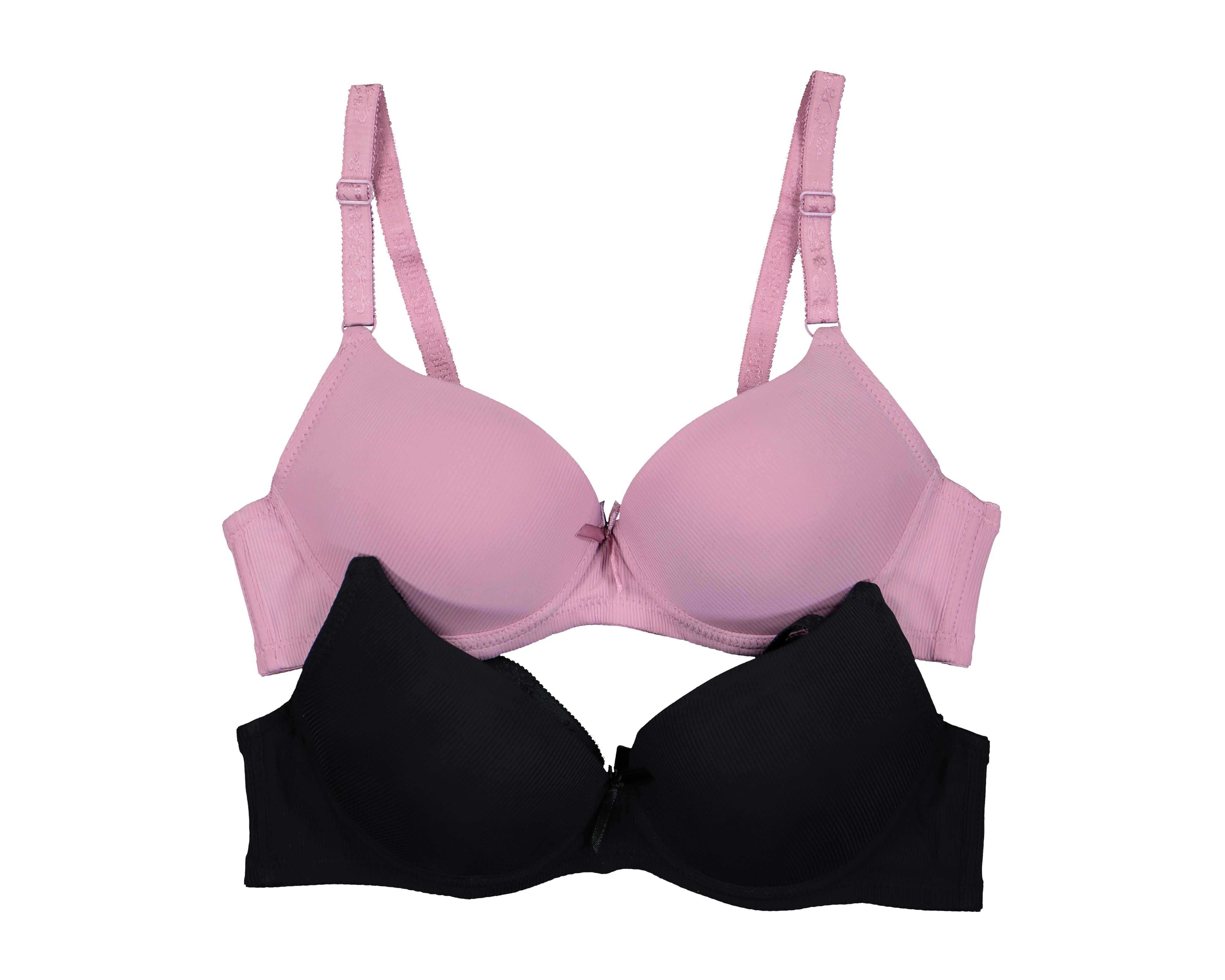 Foto 1 | Brasier Beauty Secret Media Copa para Mujer 2 Pack