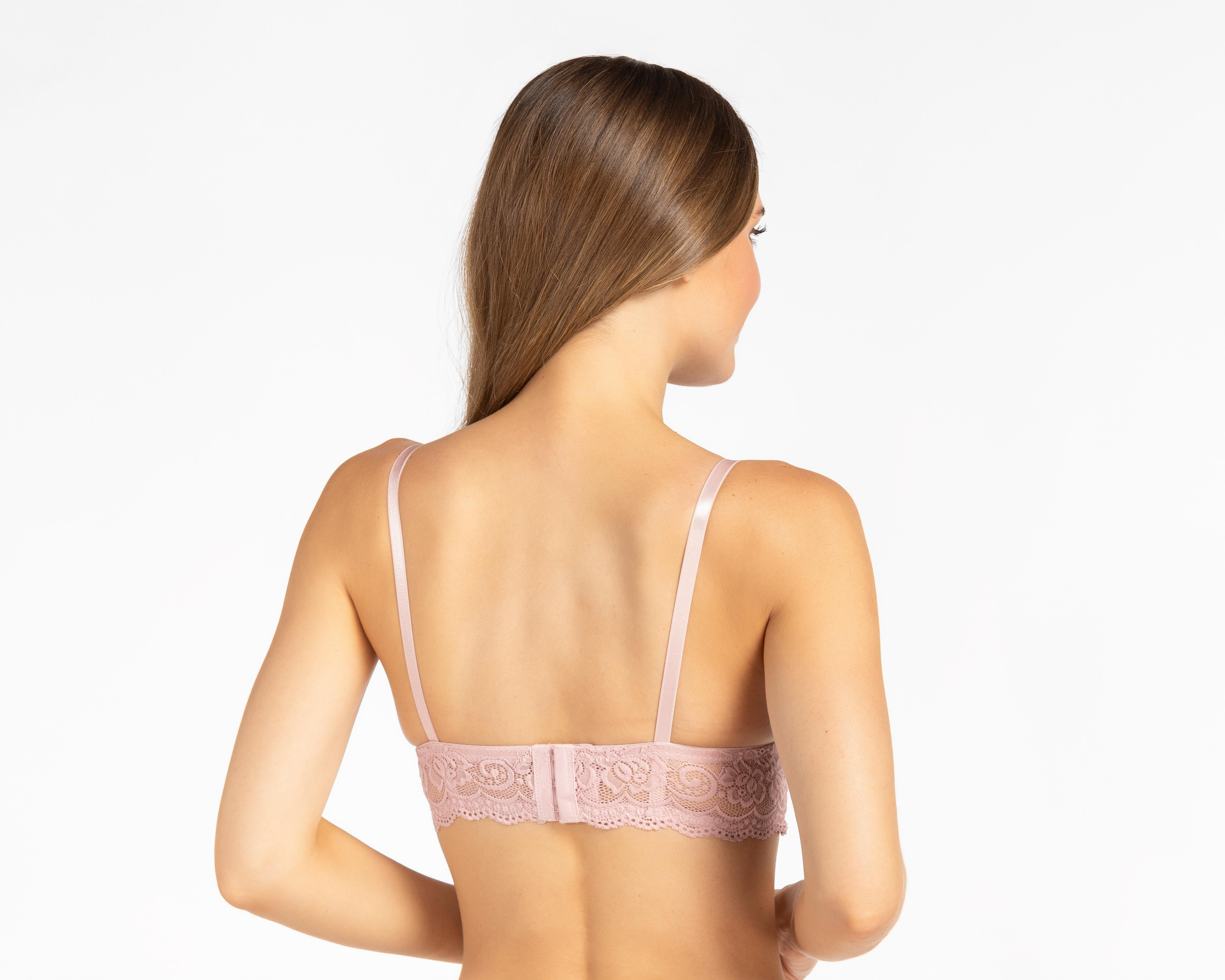 Foto 3 | Brasier Beauty Secret Media Copa para Mujer 2 Pack