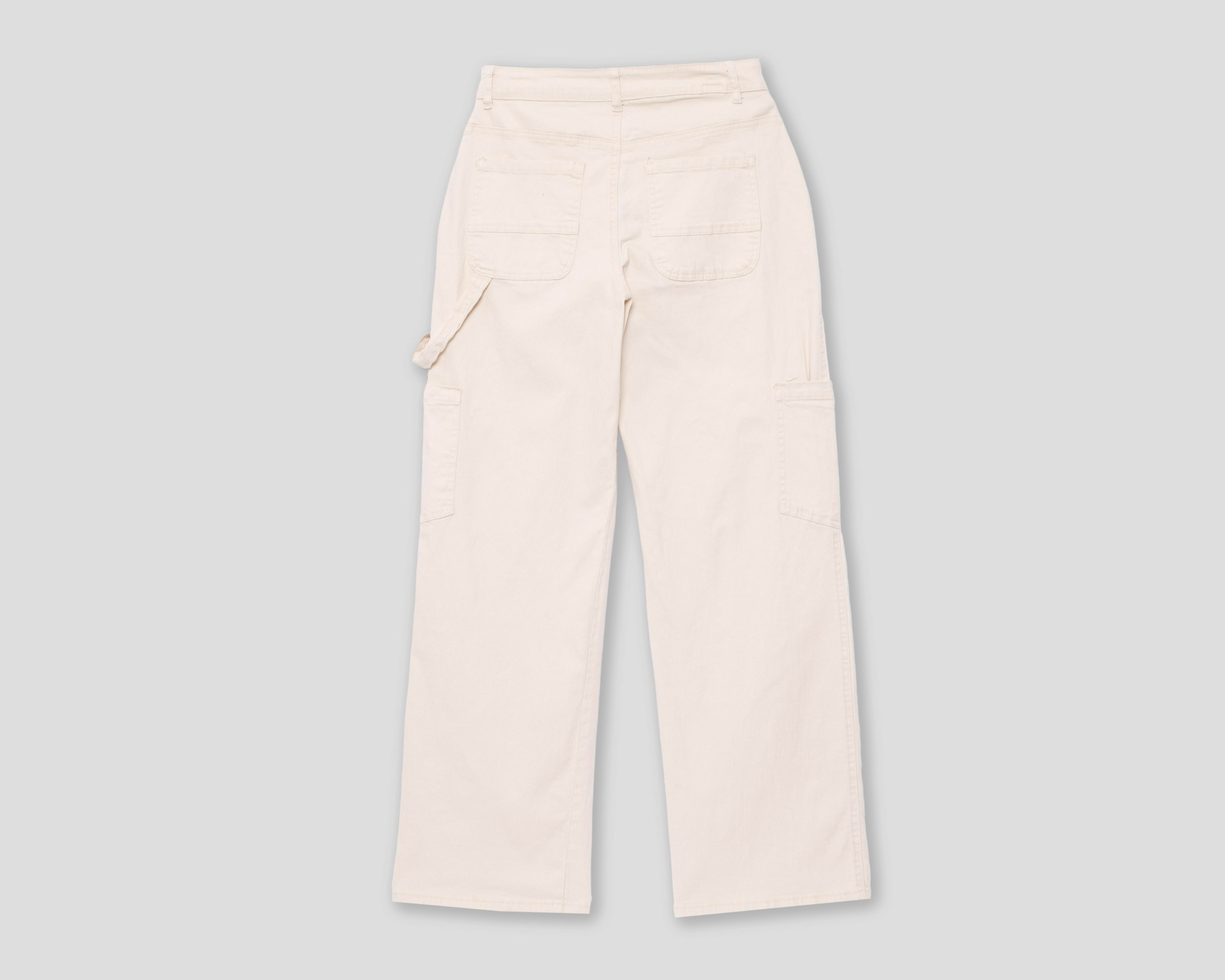 Foto 3 pulgar | Pantalón Cargo Refill Beige para Mujer