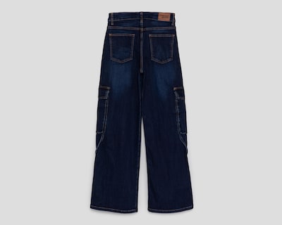 Foto 2 | Pantalón Cargo Refill Azul para Mujer