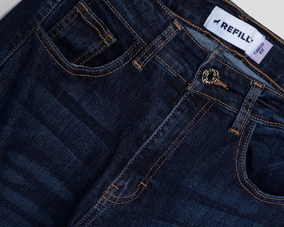 Foto 3 | Pantalón Cargo Refill Azul para Mujer
