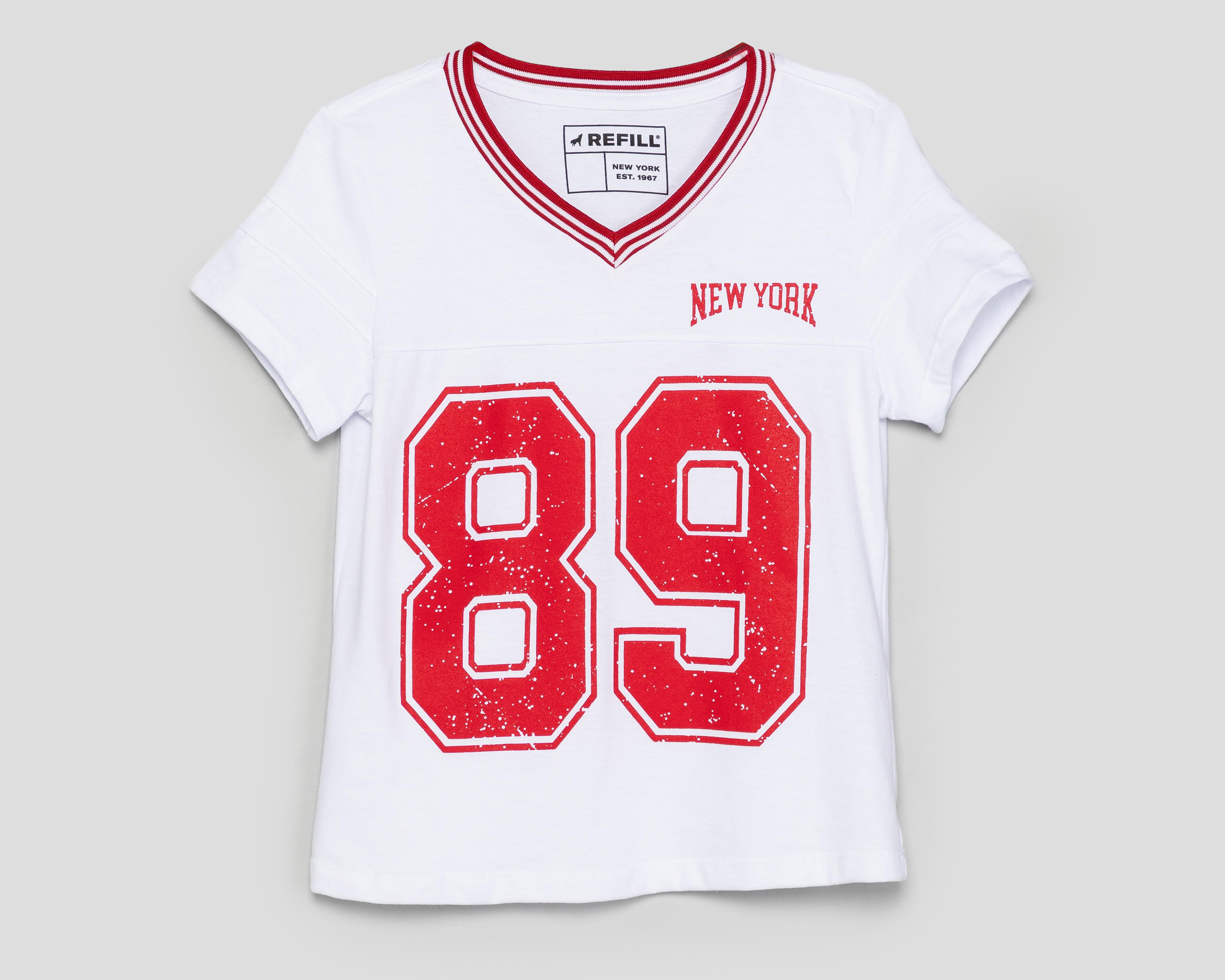 Foto 2 pulgar | Playera de Algodón Refill para Mujer