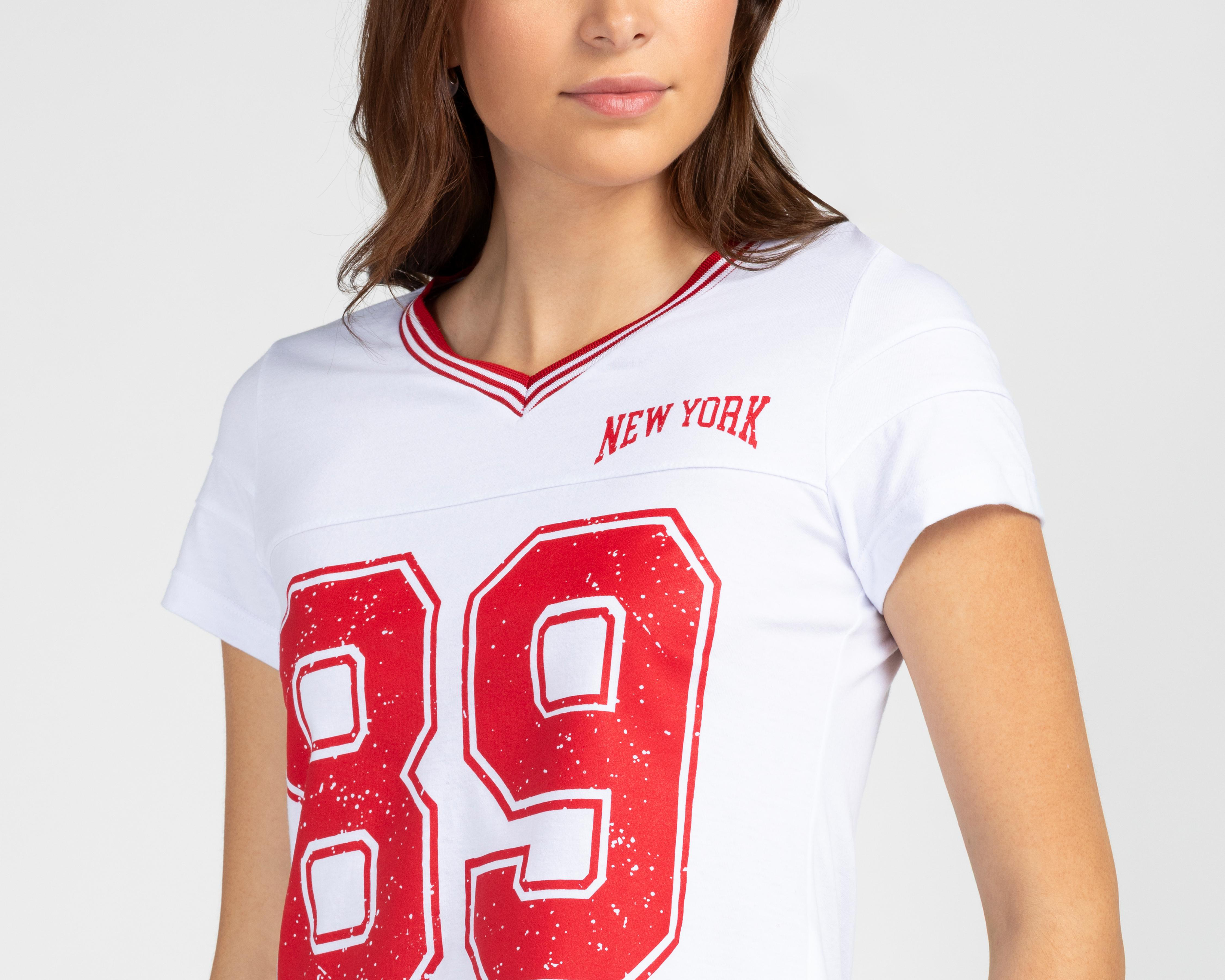 Foto 4 | Playera de Algodón Refill para Mujer