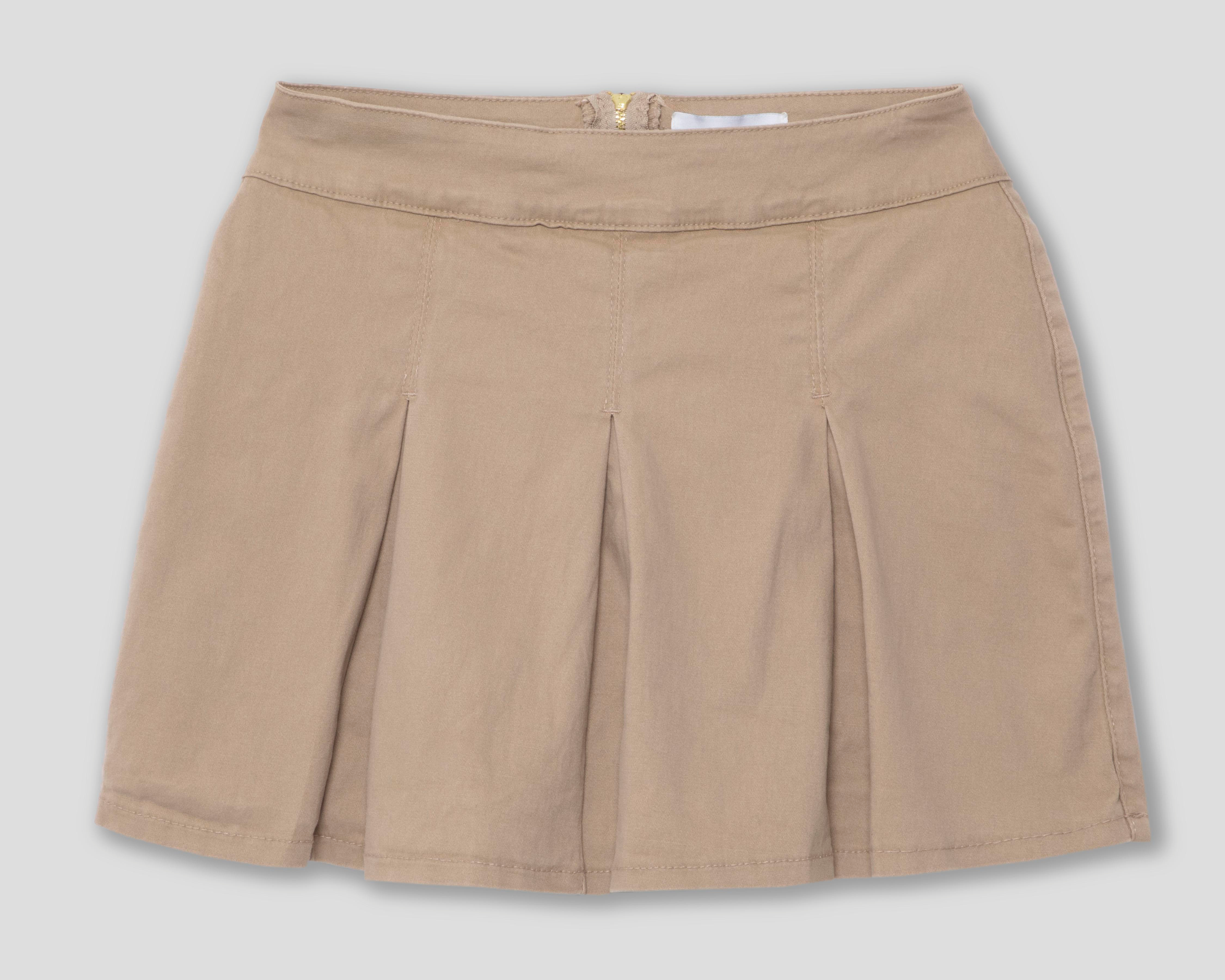 Foto 2 pulgar | Short Falda Refill de Gabardina para Mujer