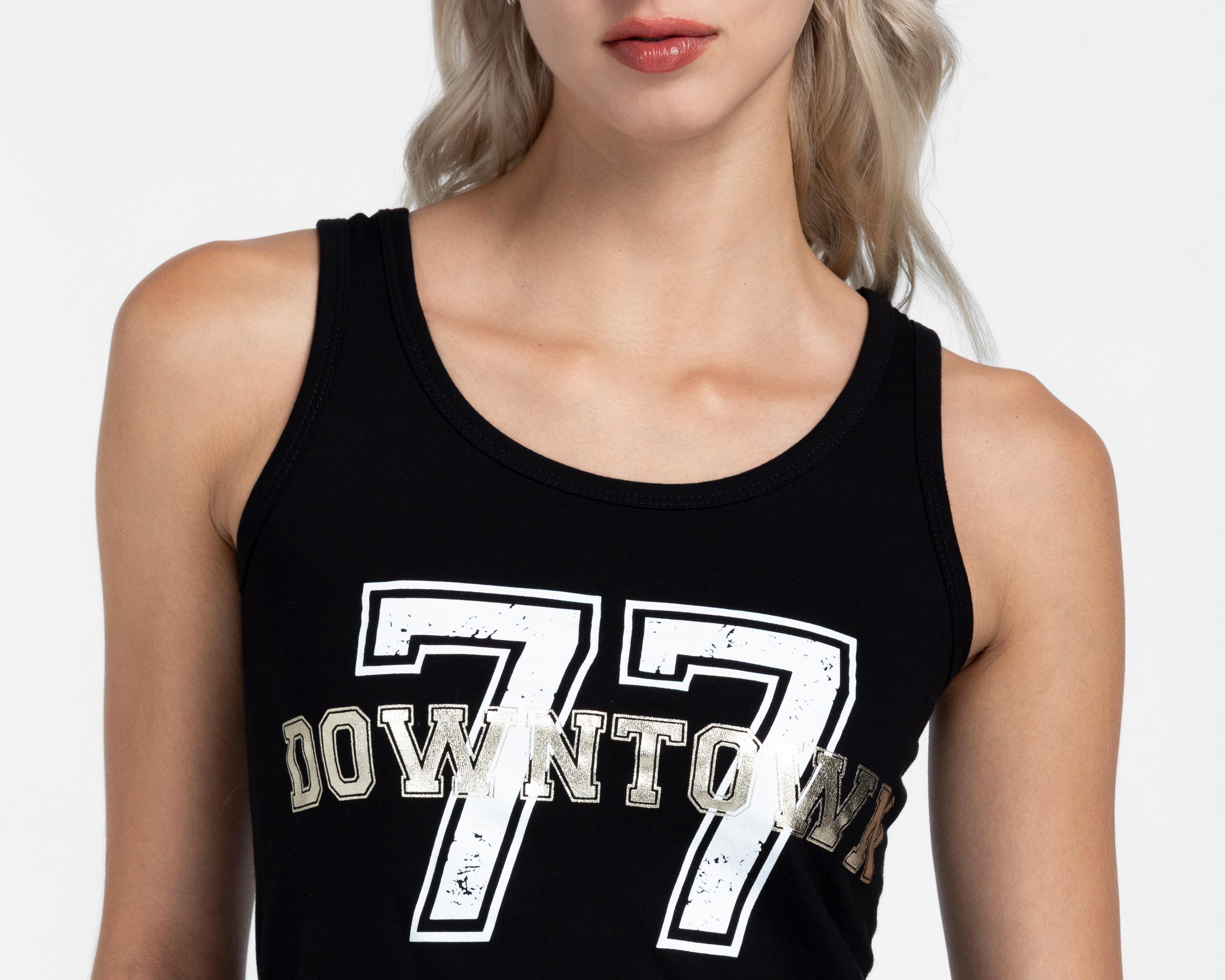 Foto 4 | Playera sin Manga Refill para Mujer