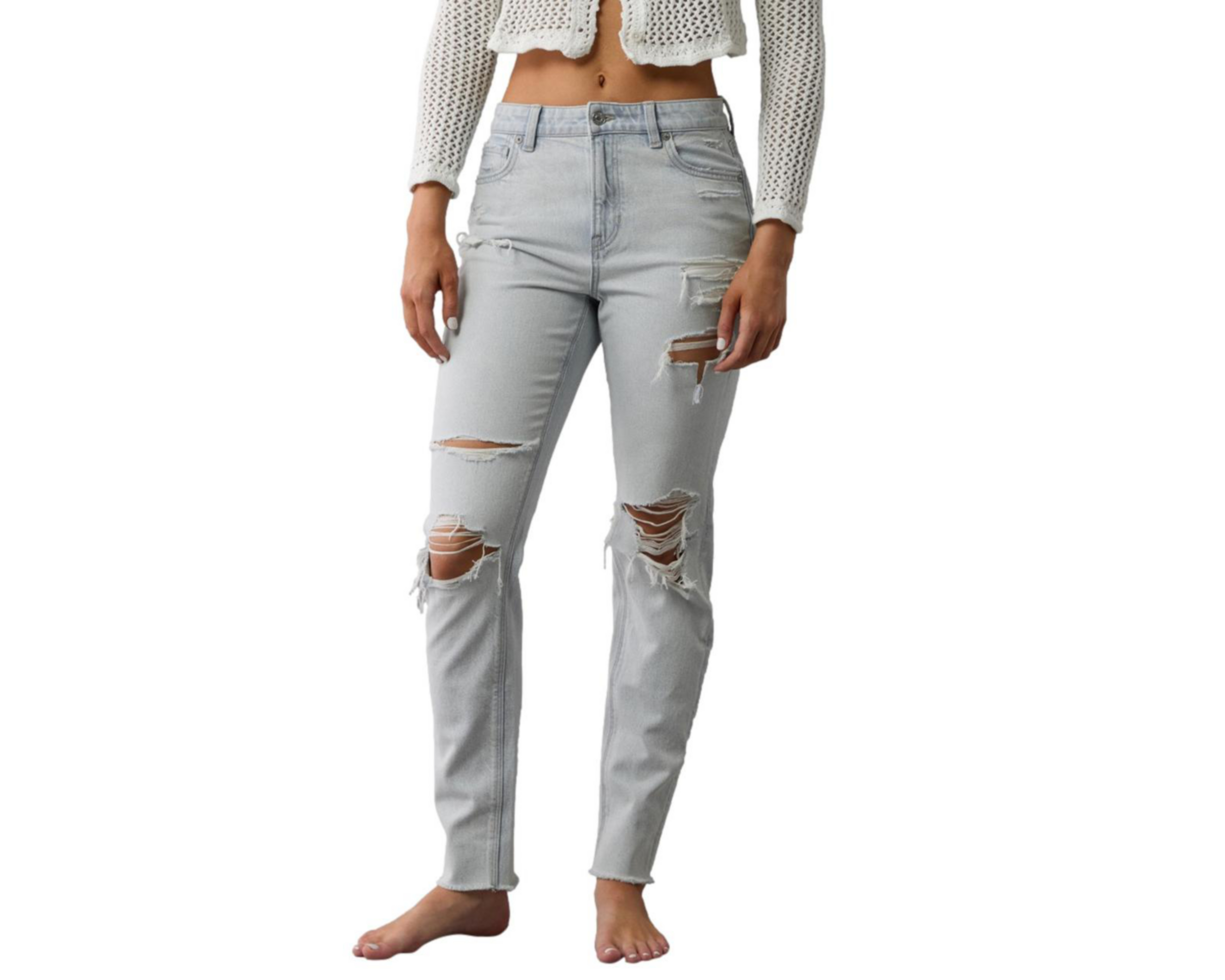 Foto 2 pulgar | Jeans Mom American Eagle para Mujer