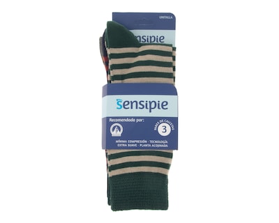 Foto 3 | Calcetines para Personas con Diabetes Sensipie para Mujer 3 Pares