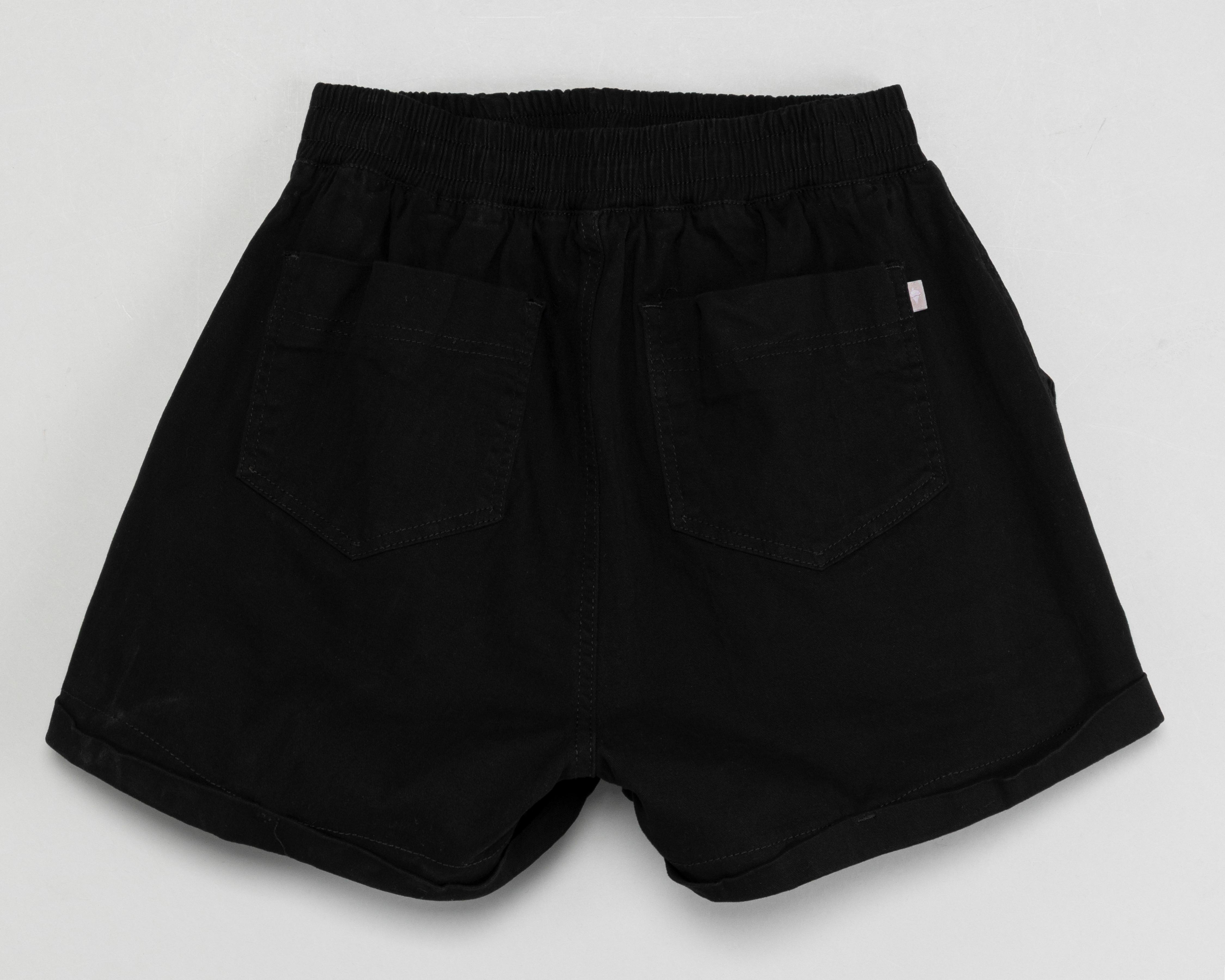 Foto 3 pulgar | Short 18 Forever Negro para Mujer