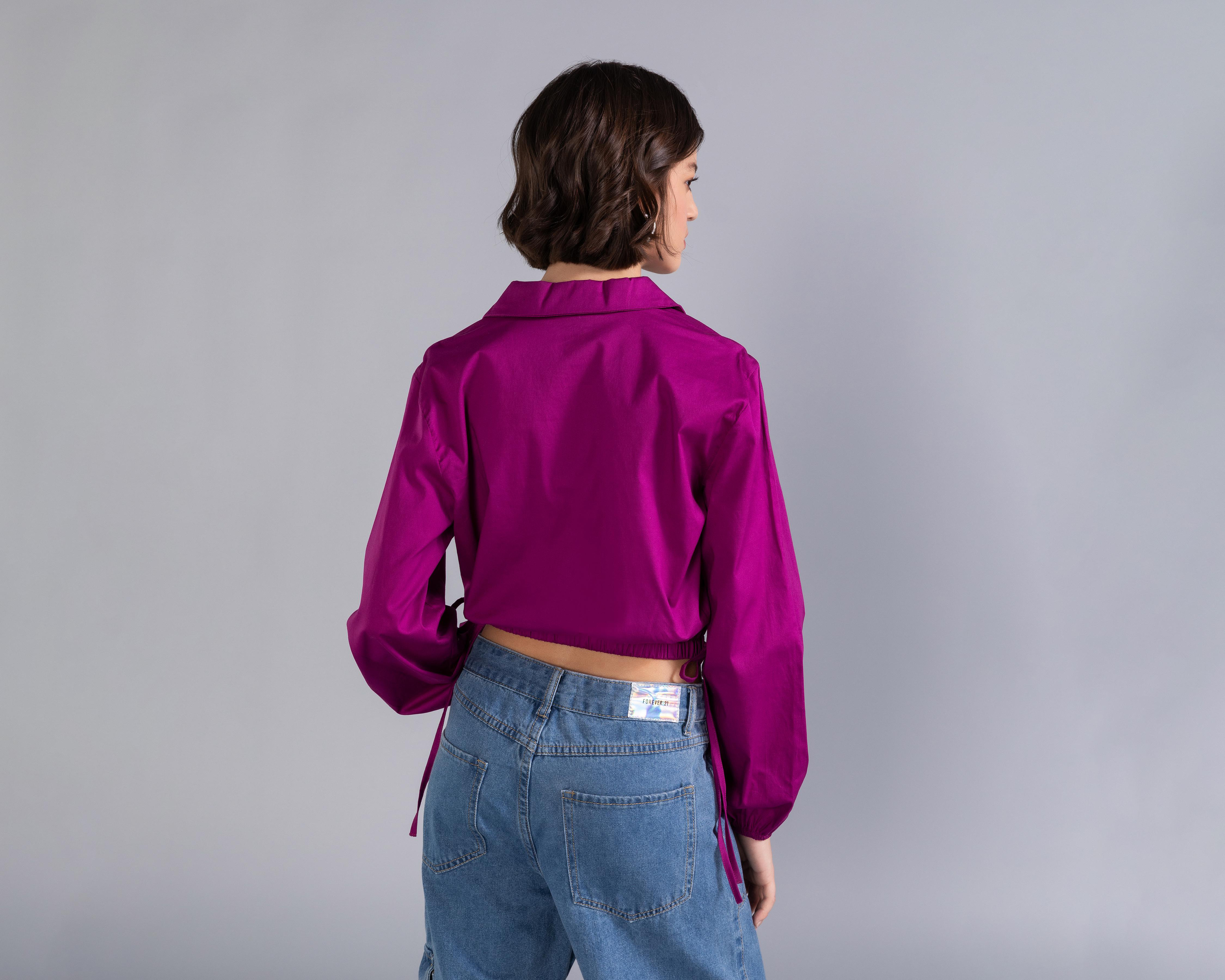 Foto 4 pulgar | Blusa Thinner Manga Larga para Mujer