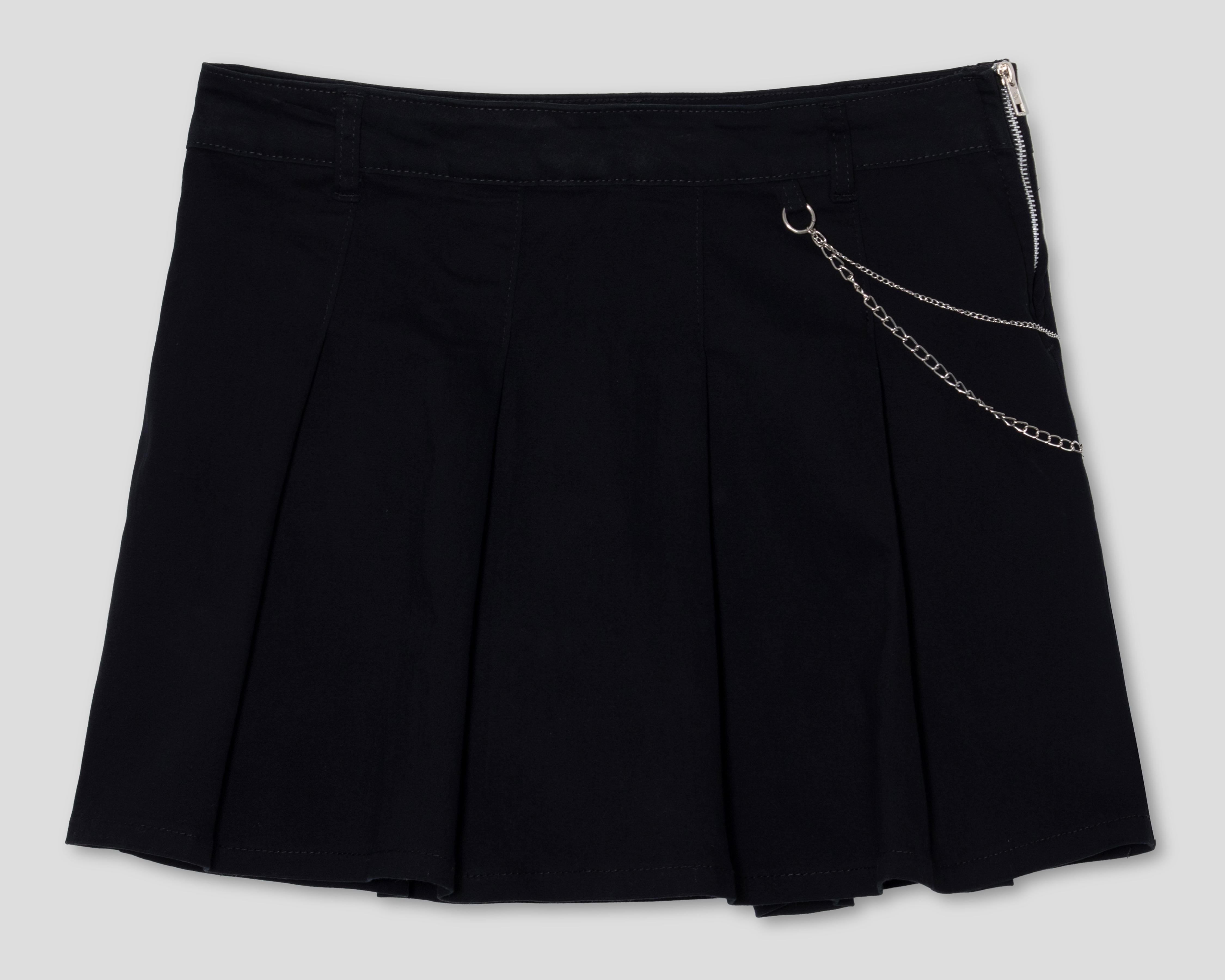 Short Falda Bebe con Cadenas para Mujer