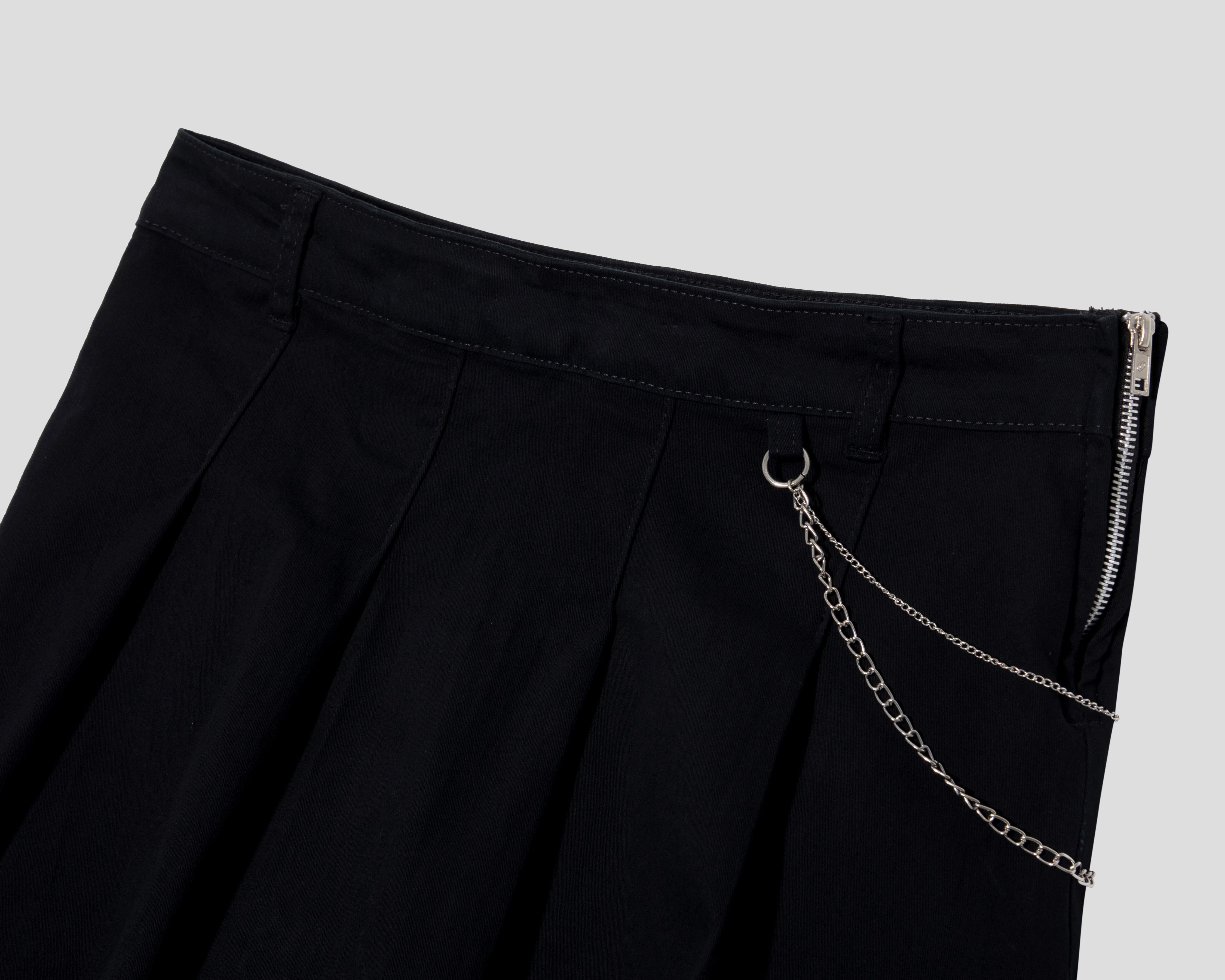 Foto 4 pulgar | Short Falda Bebe con Cadenas para Mujer