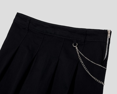Foto 3 | Short Falda Bebe con Cadenas para Mujer
