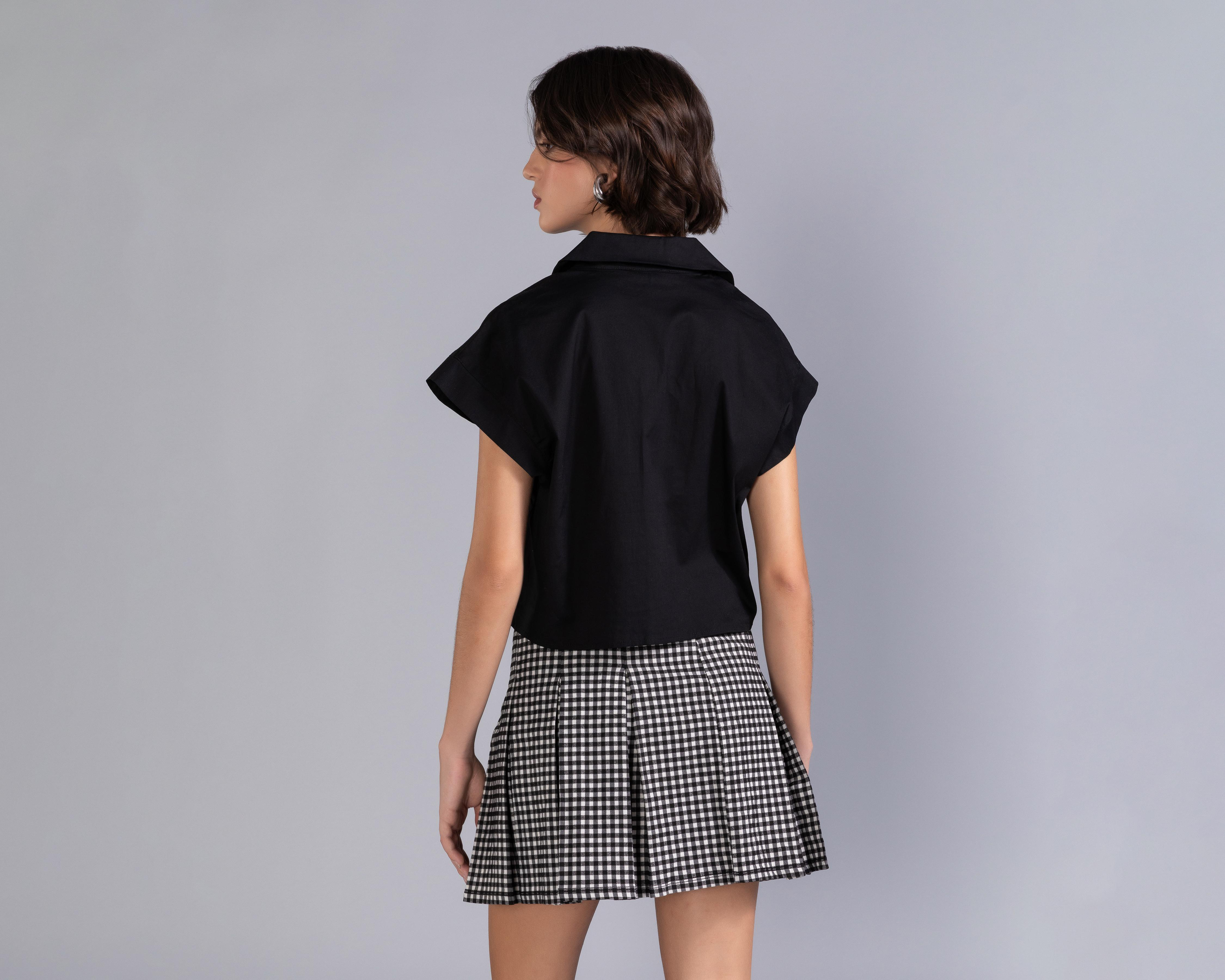 Foto 4 pulgar | Blusa Thinner Manga Corta para Mujer