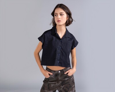 Foto 2 | Blusa Thinner Manga Corta para Mujer