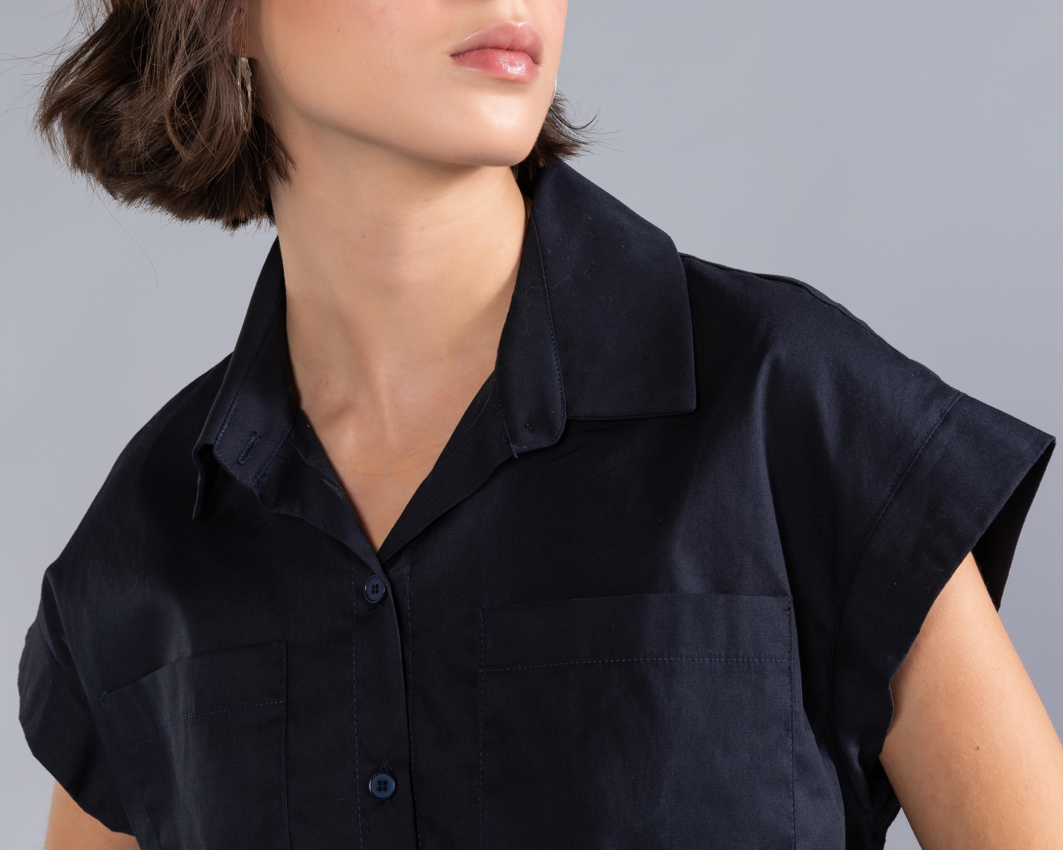 Foto 5 pulgar | Blusa Thinner Manga Corta para Mujer