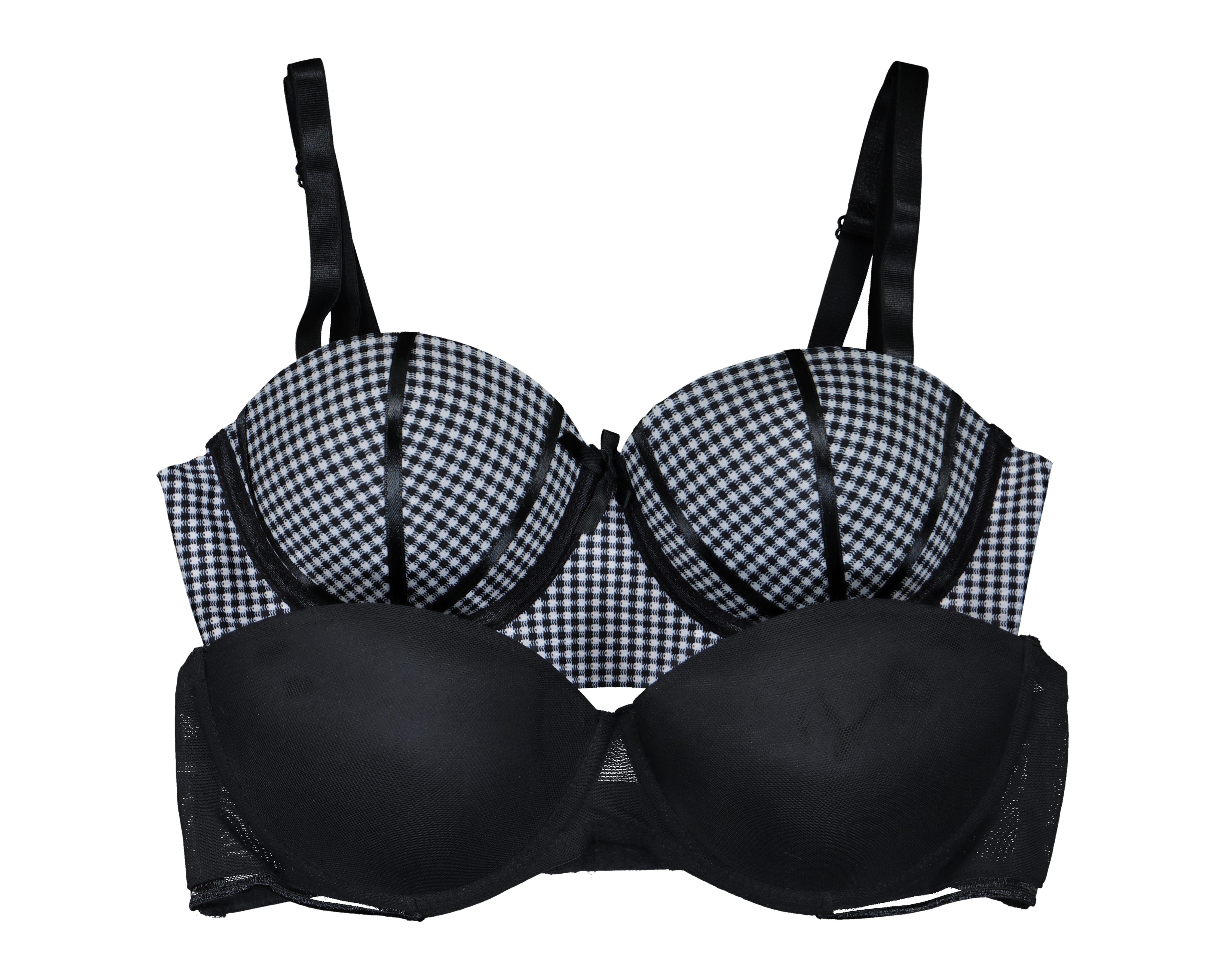 Foto 1 | Brasier Carnival Media Copa para Mujer 2 Pack