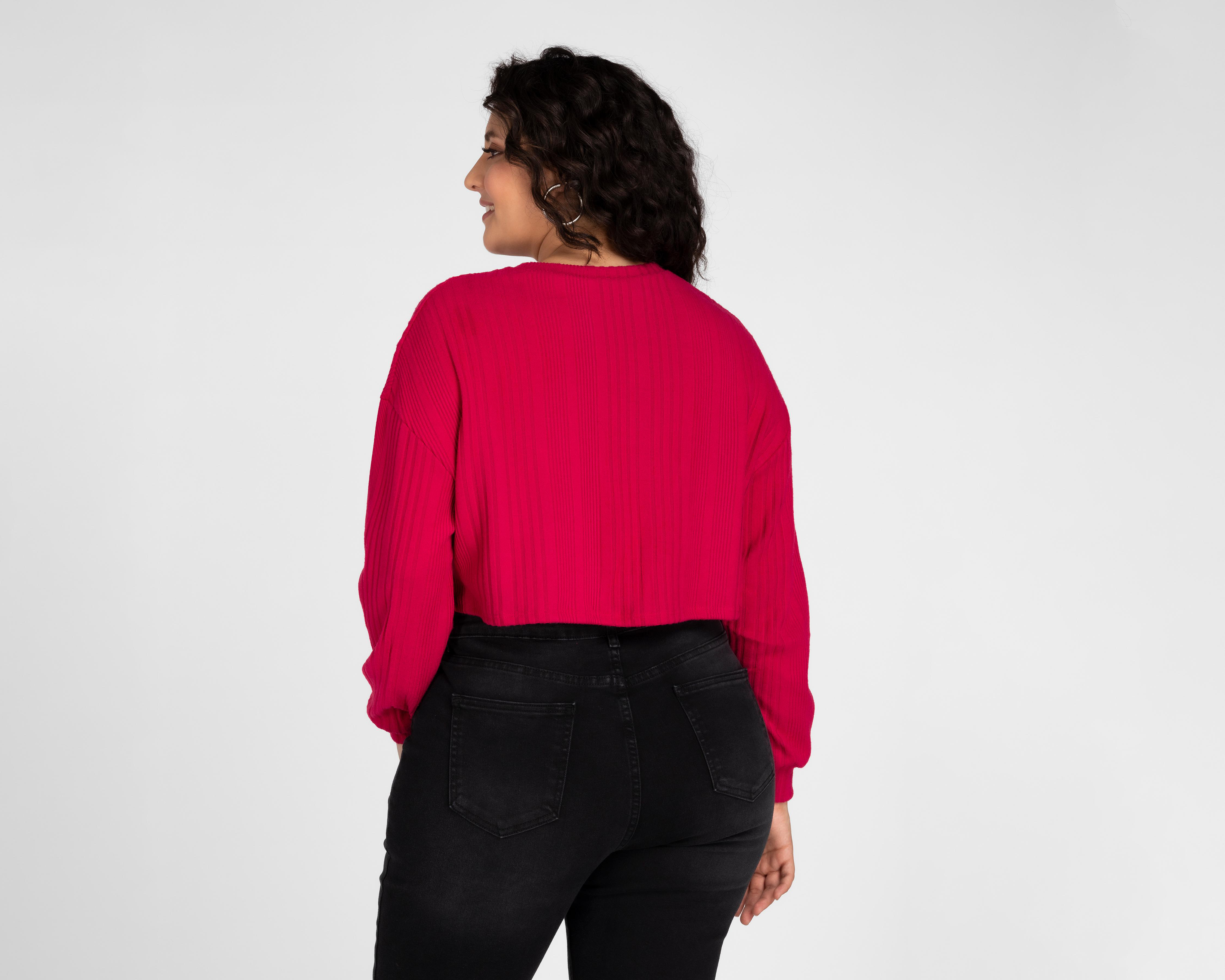 Foto 6 | Blusa Sahara Manga Larga Cuello Redondo