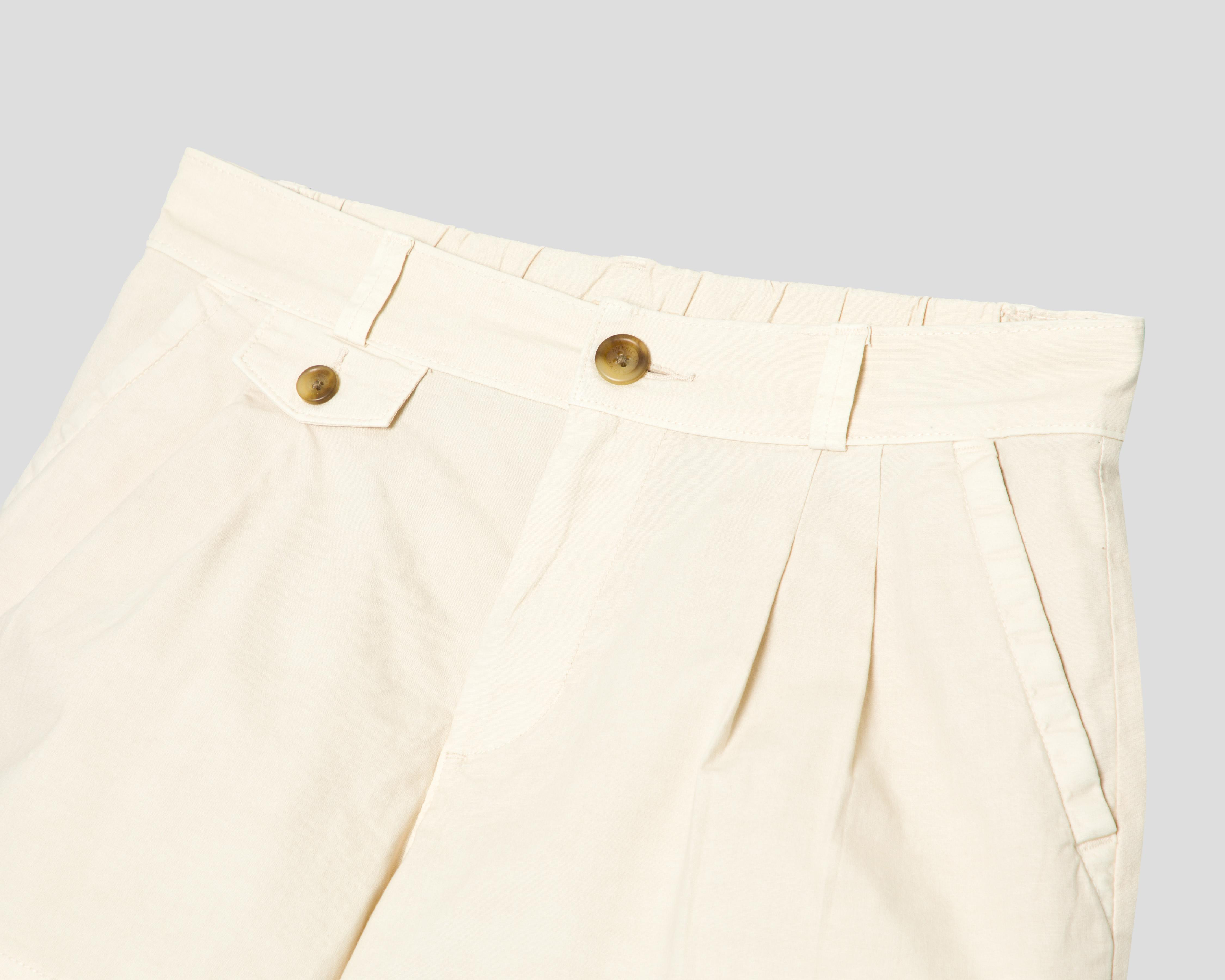 Foto 4 pulgar | Short American Eagle Crema para Mujer