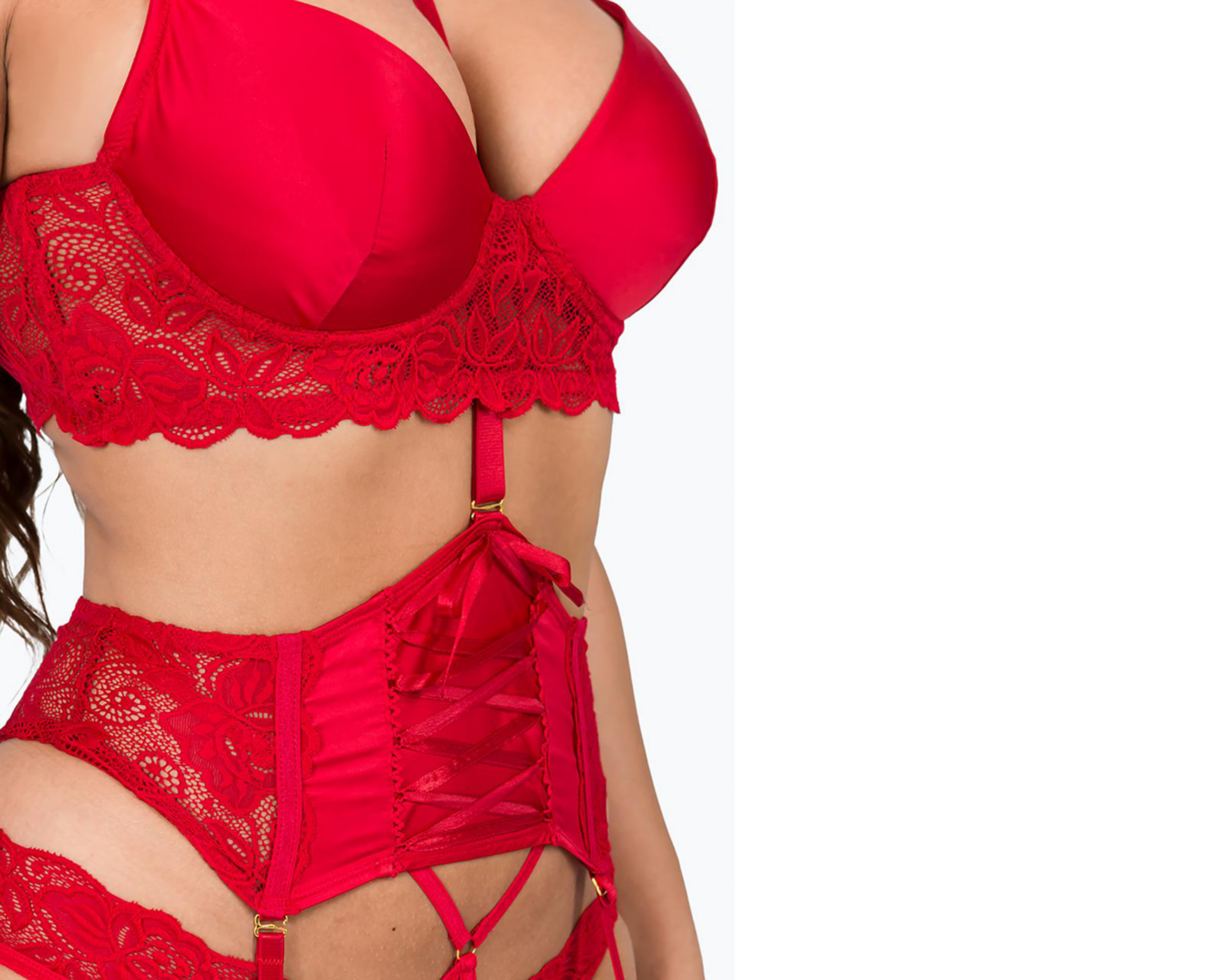 Foto 5 pulgar | Baby Doll Just Sexy Lingerie con Encaje para Mujer