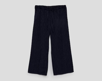 Foto 1 | Pantalón Ancho American Eagle Pull-On Trouser Azul Marino para Mujer