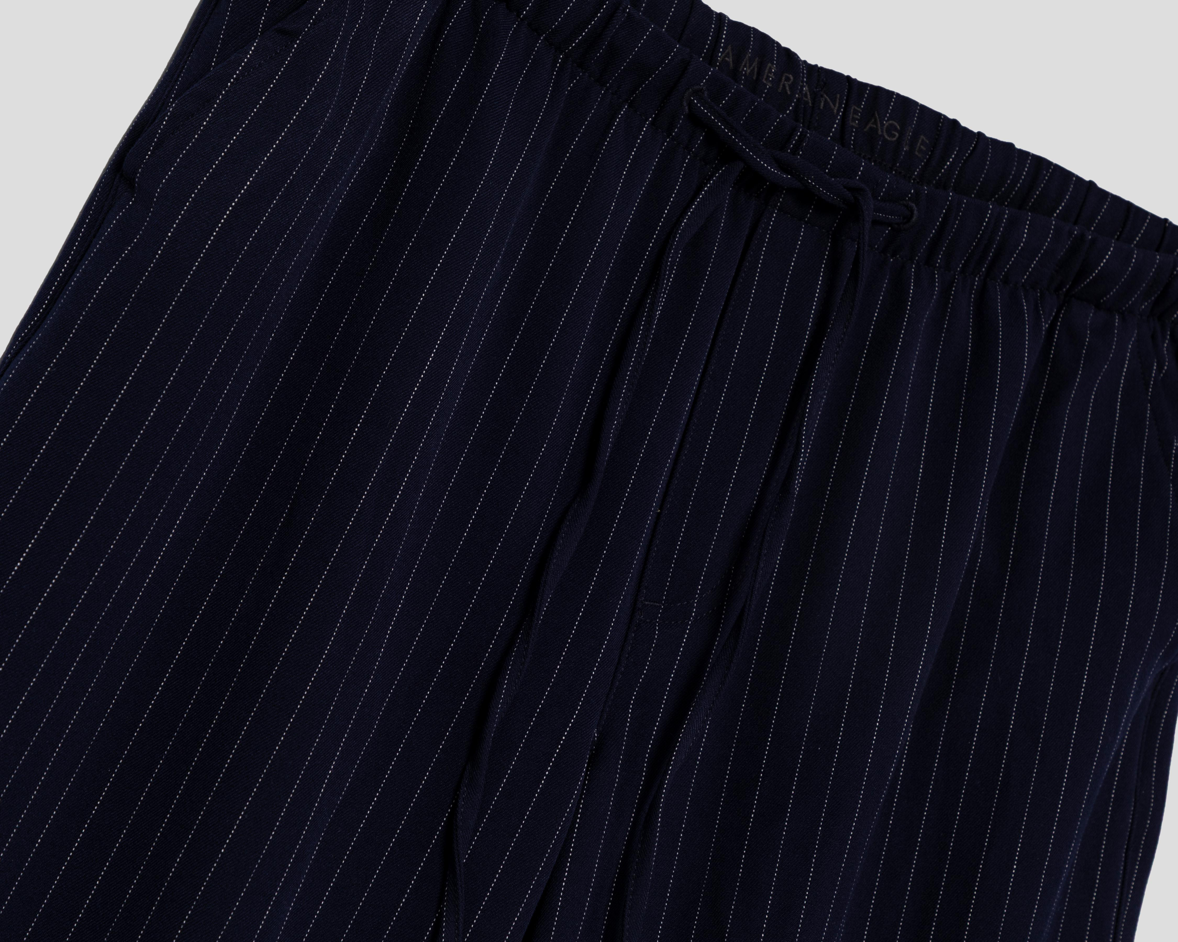 Foto 4 pulgar | Pantalón Ancho American Eagle Pull-On Trouser Azul Marino para Mujer