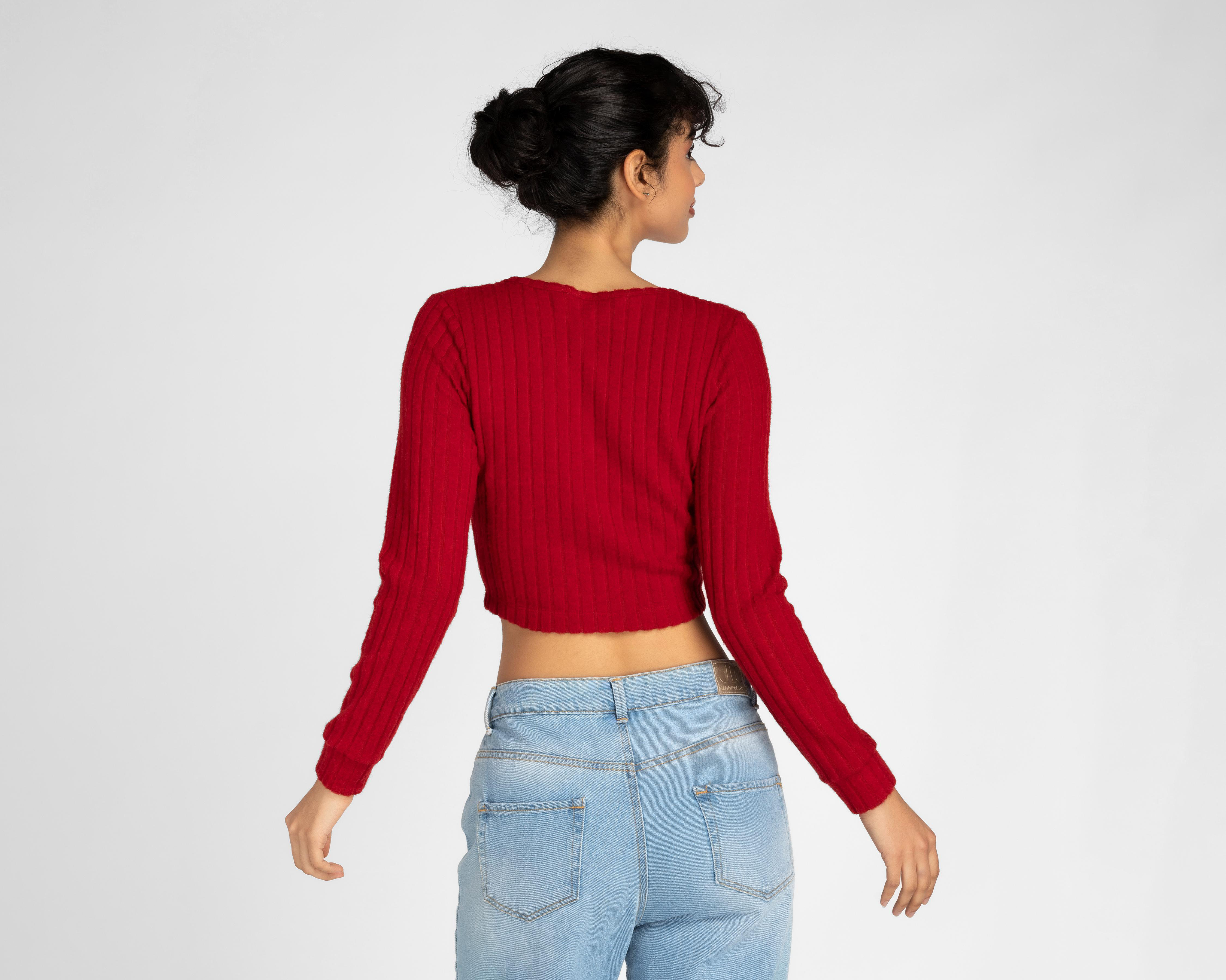 Foto 4 pulgar | Blusa Refill Manga Larga con Jareta