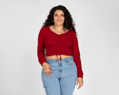 Foto 4 | Blusa Refill Manga Larga con Jareta