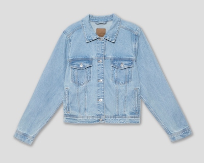 Foto 1 | Chamarra de Algodón Trucker American Eagle para Mujer