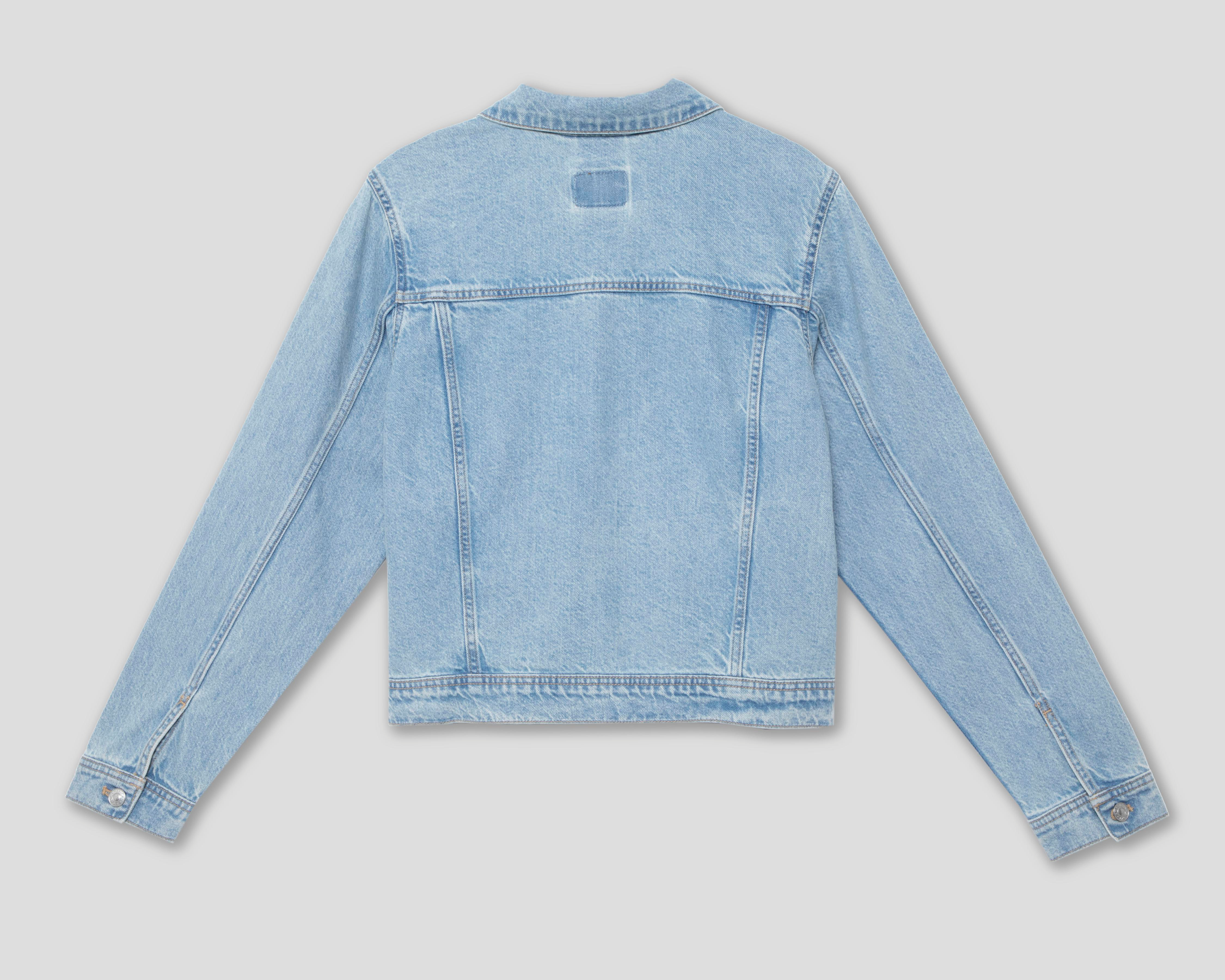 Foto 2 | Chamarra de Algodón Trucker American Eagle para Mujer