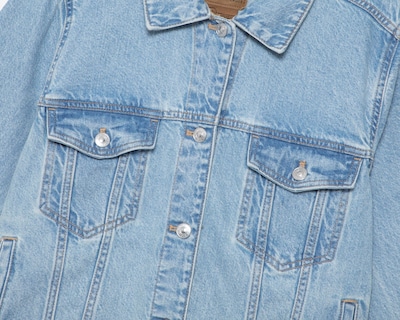 Foto 3 | Chamarra de Algodón Trucker American Eagle para Mujer